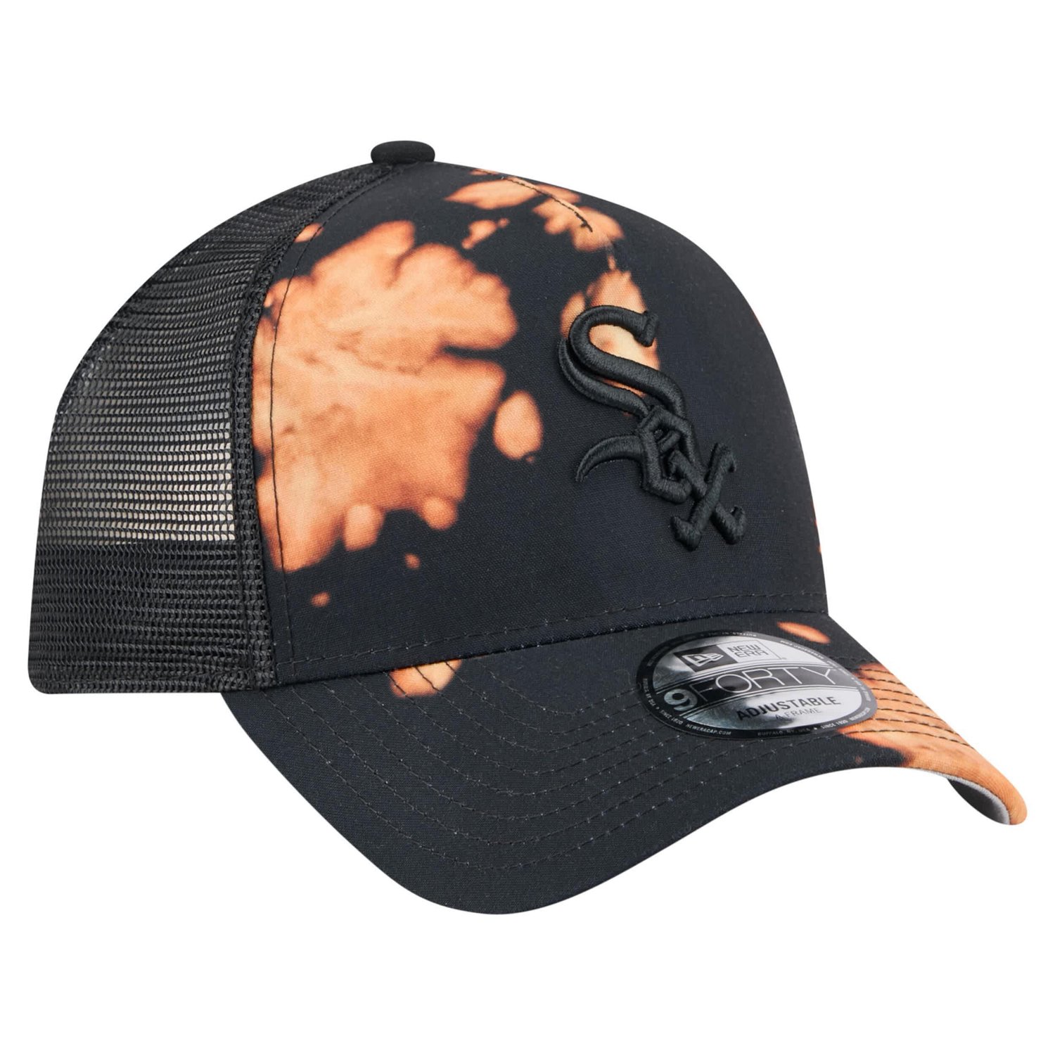 New Era Chicago White Sox Bleached A-Frame 9FORTY Adjustable Hat | Academy