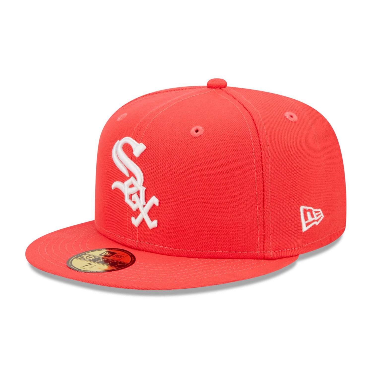 New Era Chicago White Sox Lava Highlighter Logo 59fifty Fitted Hat