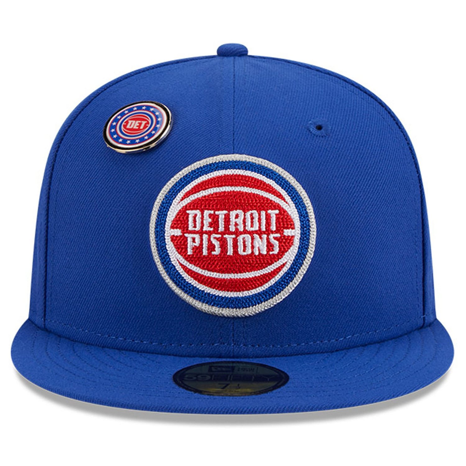 New Era Detroit Pistons Chainstitch Logo Pin 59FIFTY Fitted Hat | Academy