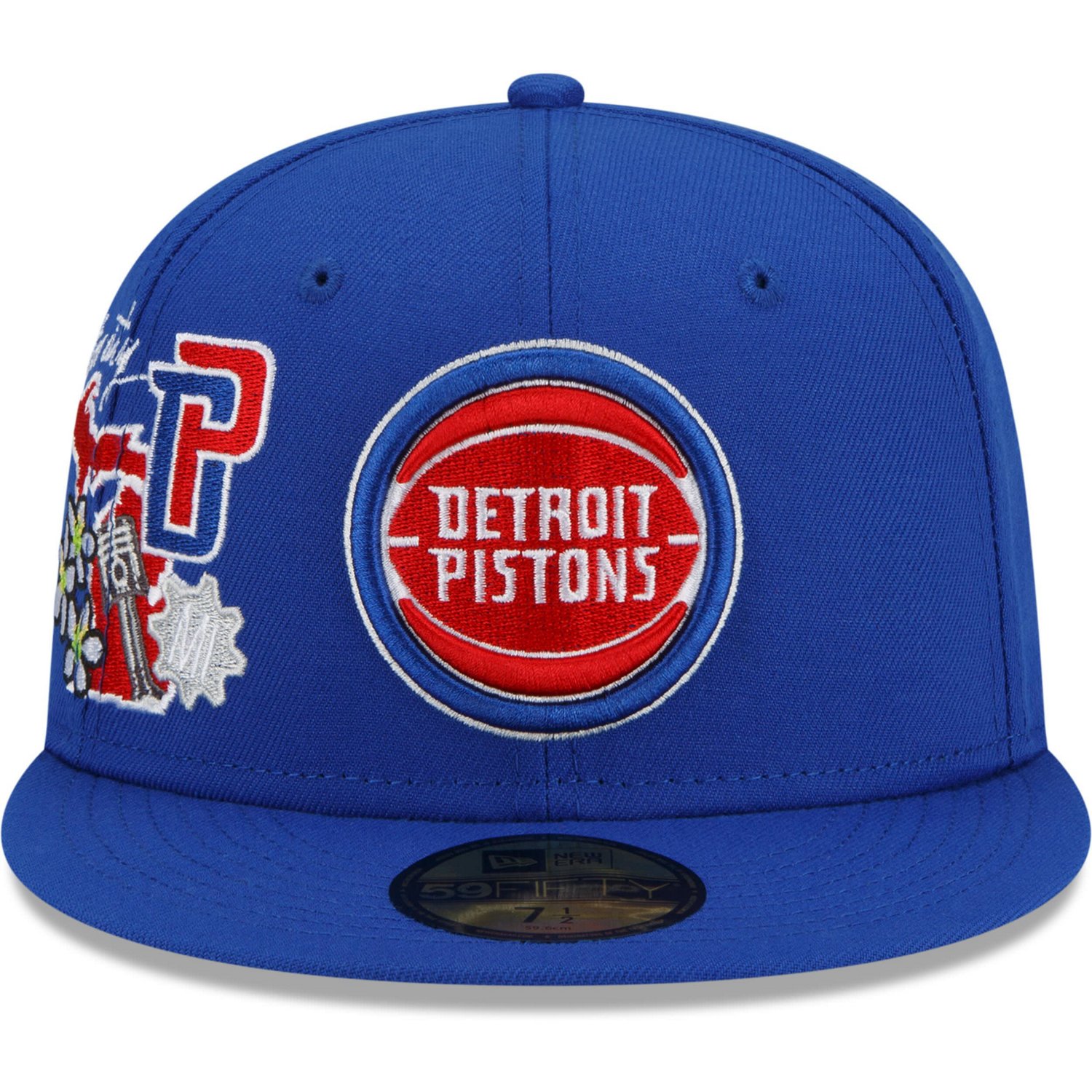 New Era Detroit Pistons City Cluster 59FIFTY Fitted Hat Academy