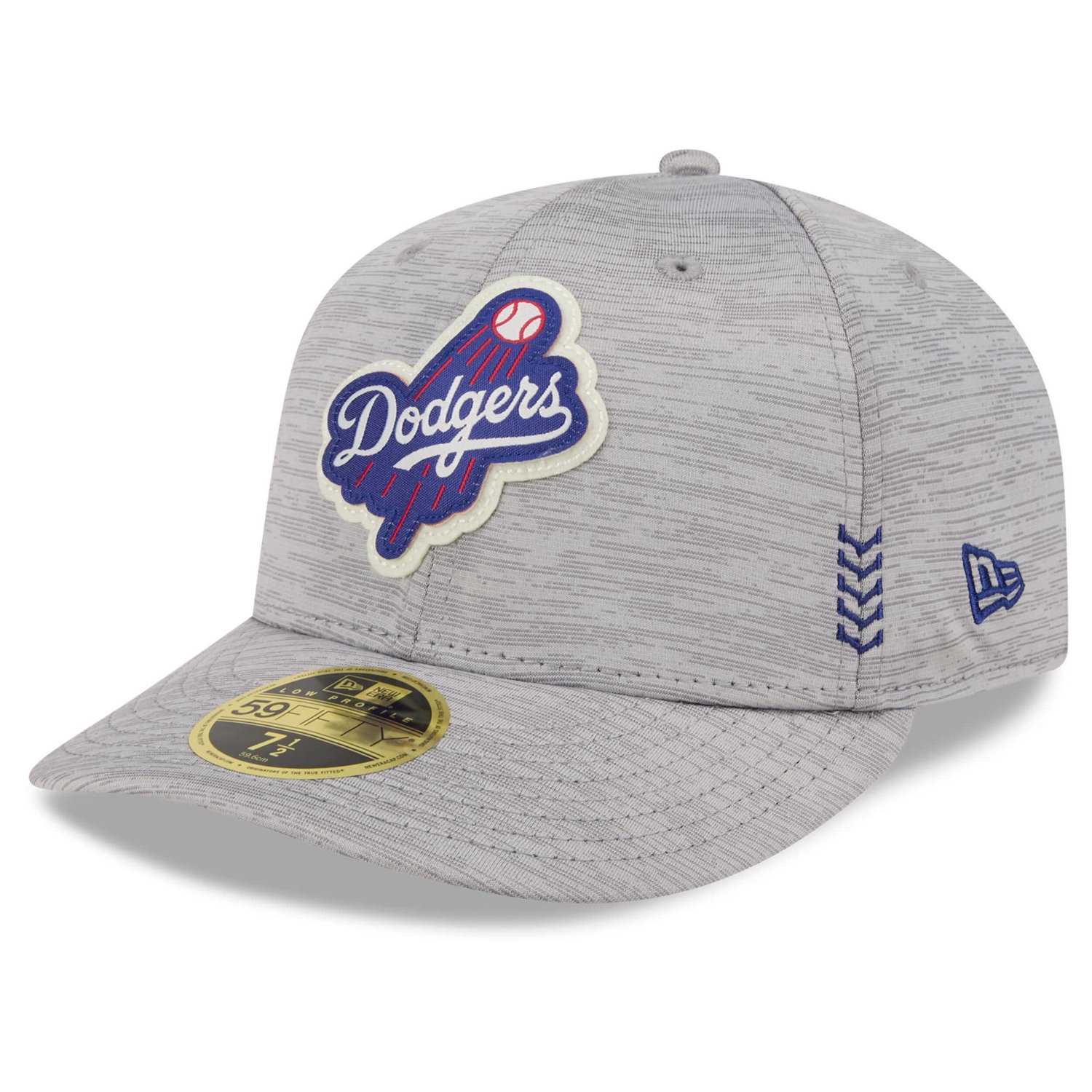 New Era Gray Los Angeles Dodgers 2024 Clubhouse Low Profile 59FIFTY ...