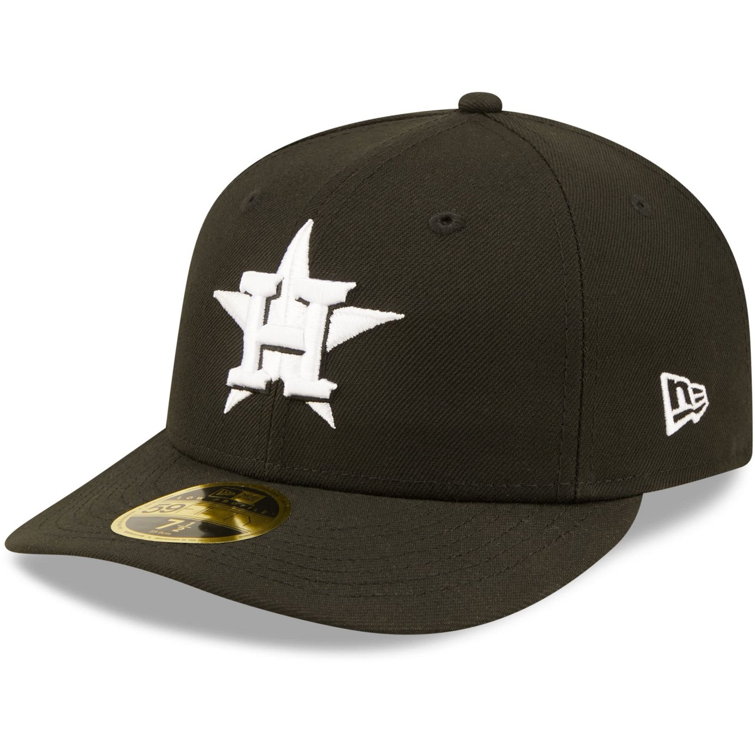 New Era Houston Astros White Low Profile 59FIFTY Fitted Hat | Academy