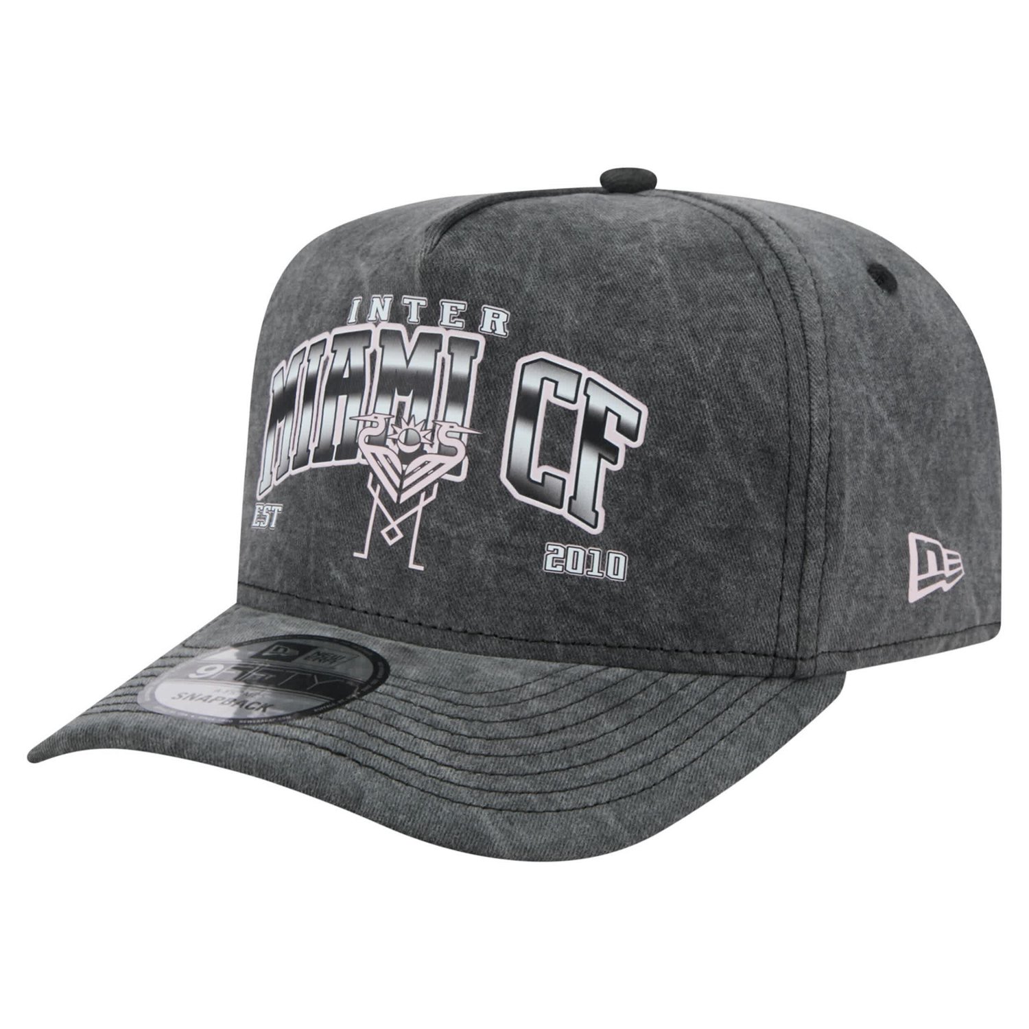 New Era Inter Miami CF Washed 9FIFTY A-Frame Adjustable Hat | Academy