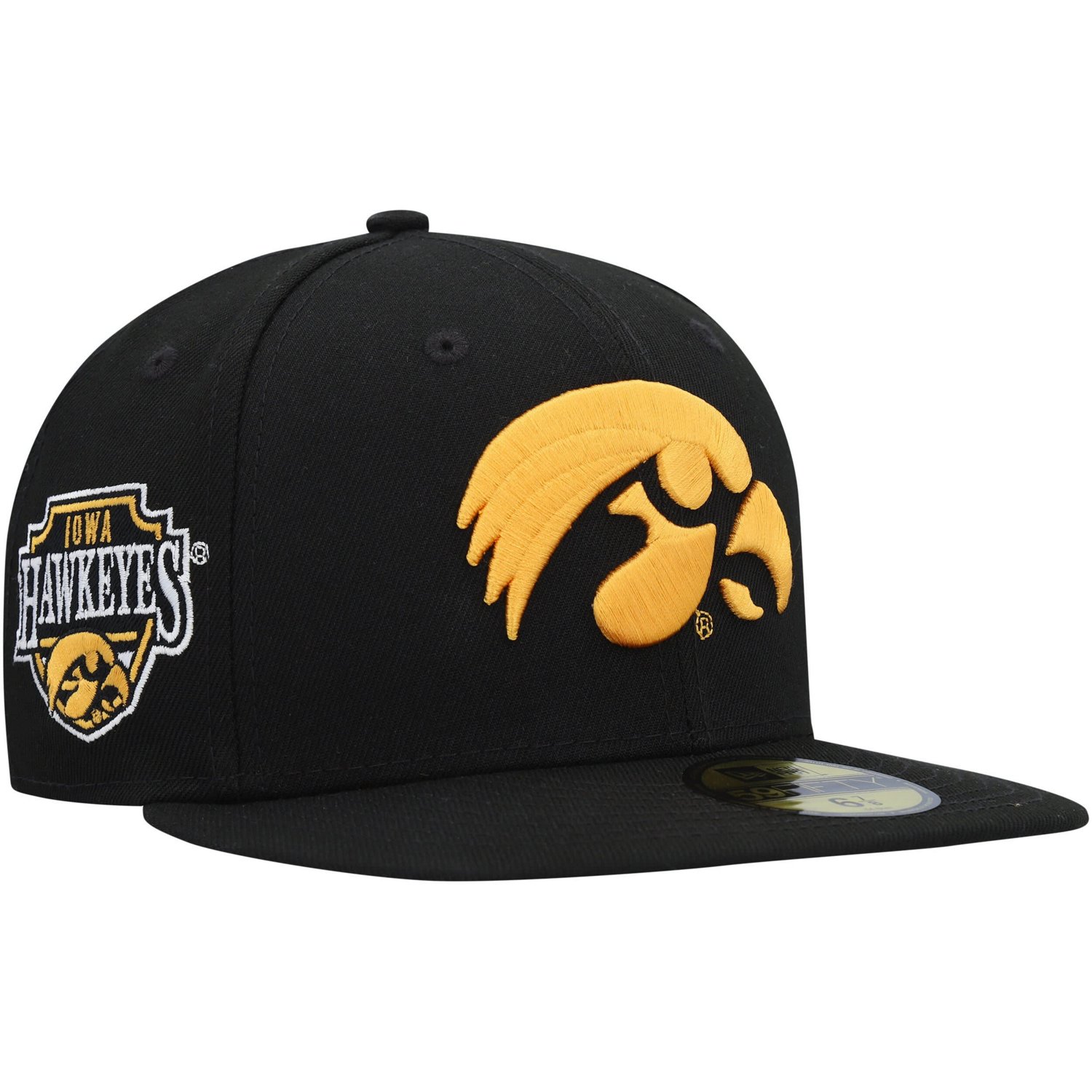 New Era Iowa Hawkeyes Patch 59FIFTY Fitted Hat | Academy