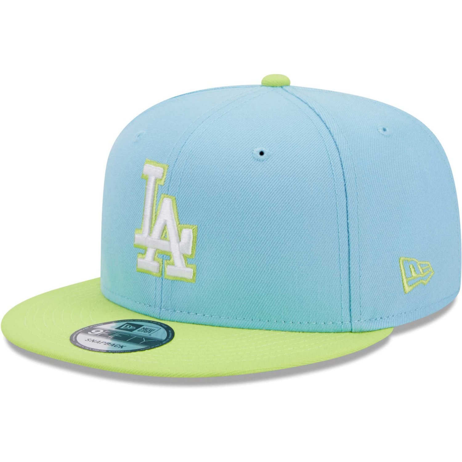 New Era Light /Neon Green Los Angeles Dodgers Spring Basic TwoTone