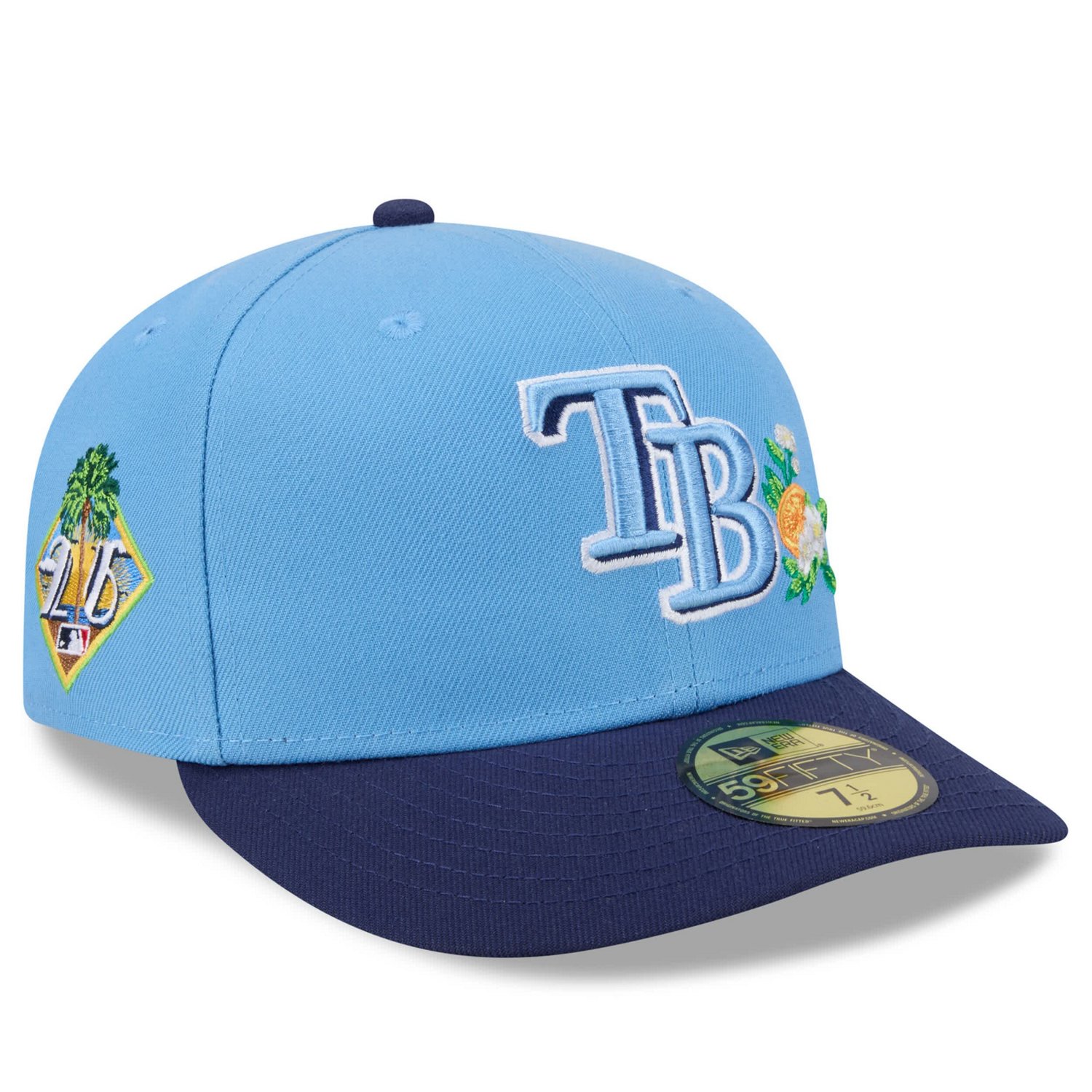 New Era Light Navy Tampa Bay Rays 2026 Spring Training 59FIFTY Fitted ...