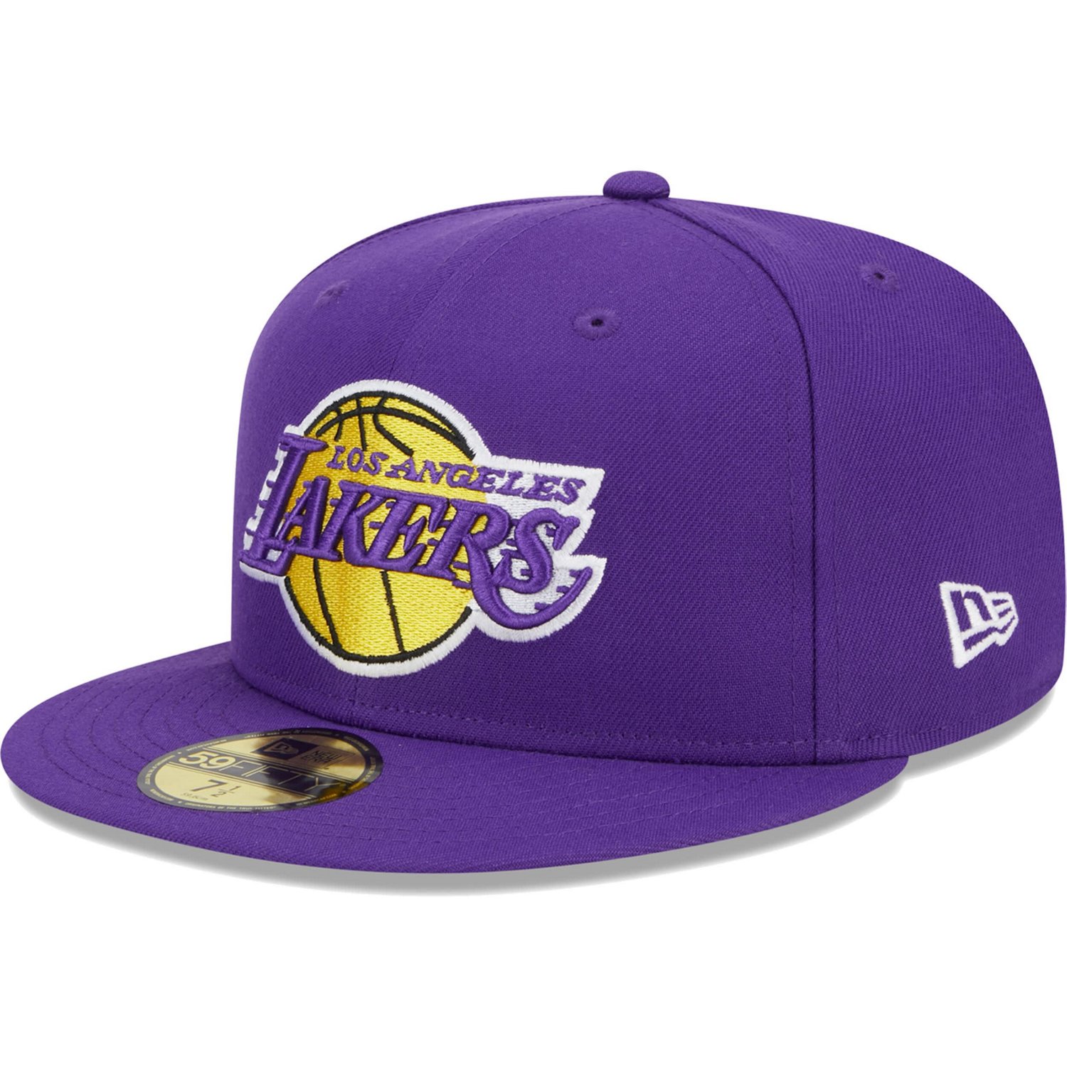 New Era Los Angeles Lakers Camo Undervisor Laurels 59FIFTY Fitted Hat ...