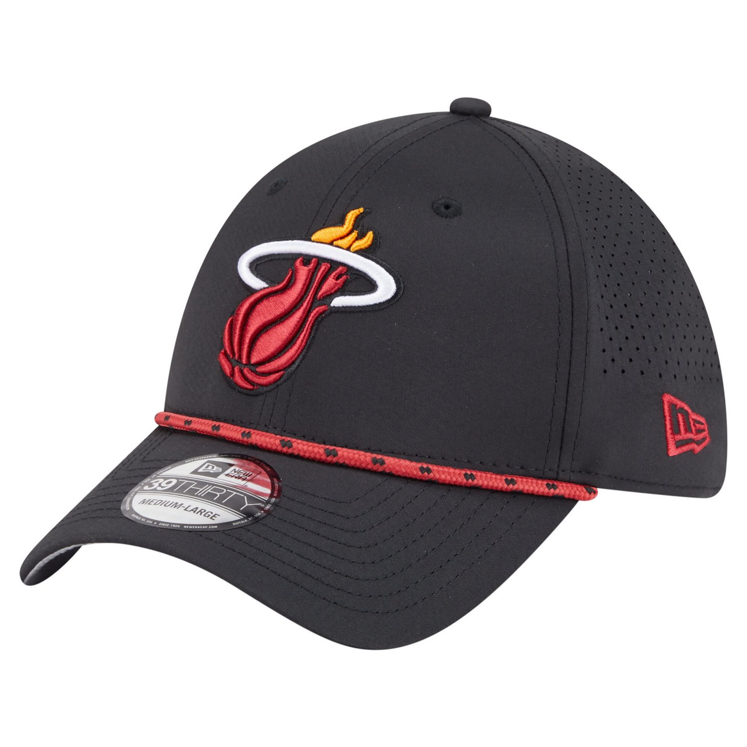 New Era Miami Heat Featherweight Poly Rope Flex 39Thirty Hat | Academy