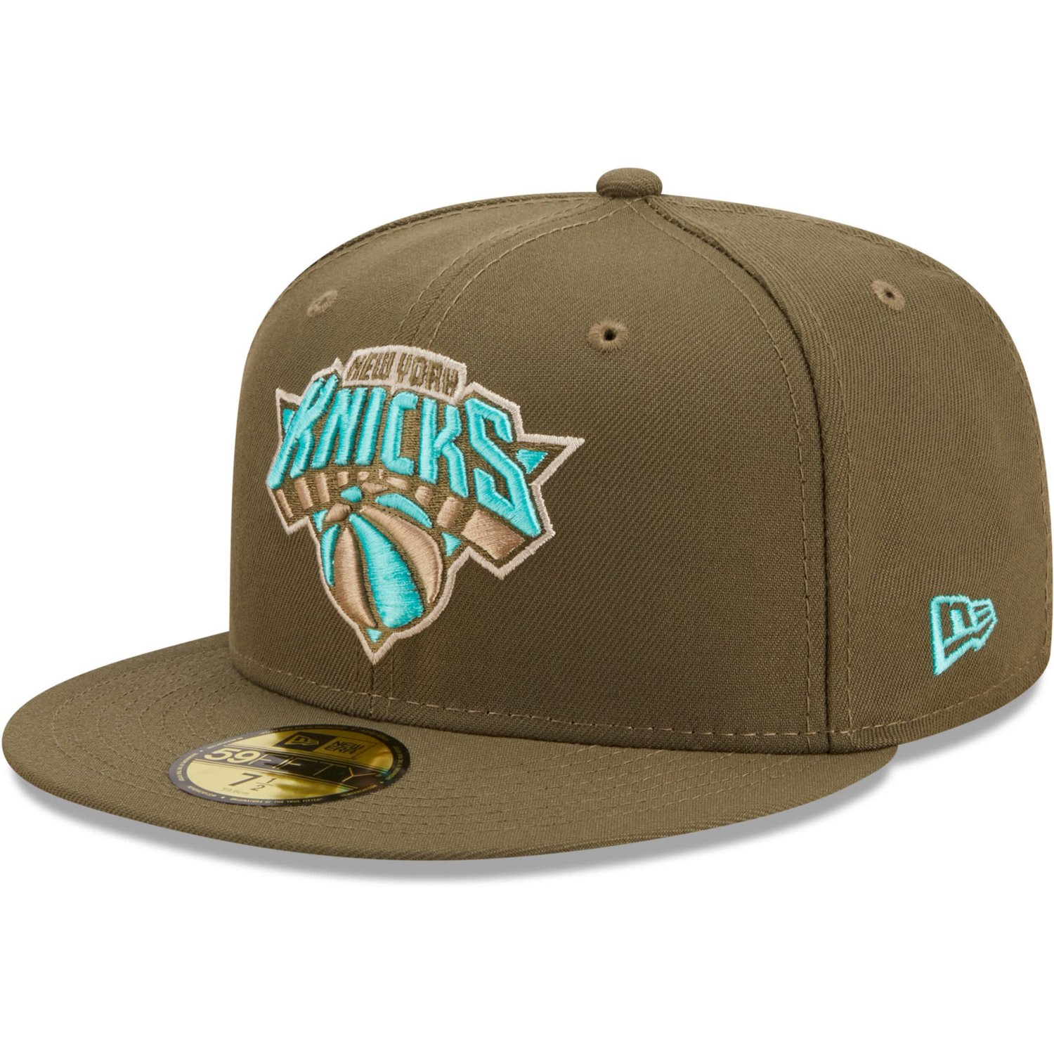 New Era New York Knicks Army 59FIFTY Fitted Hat | Academy