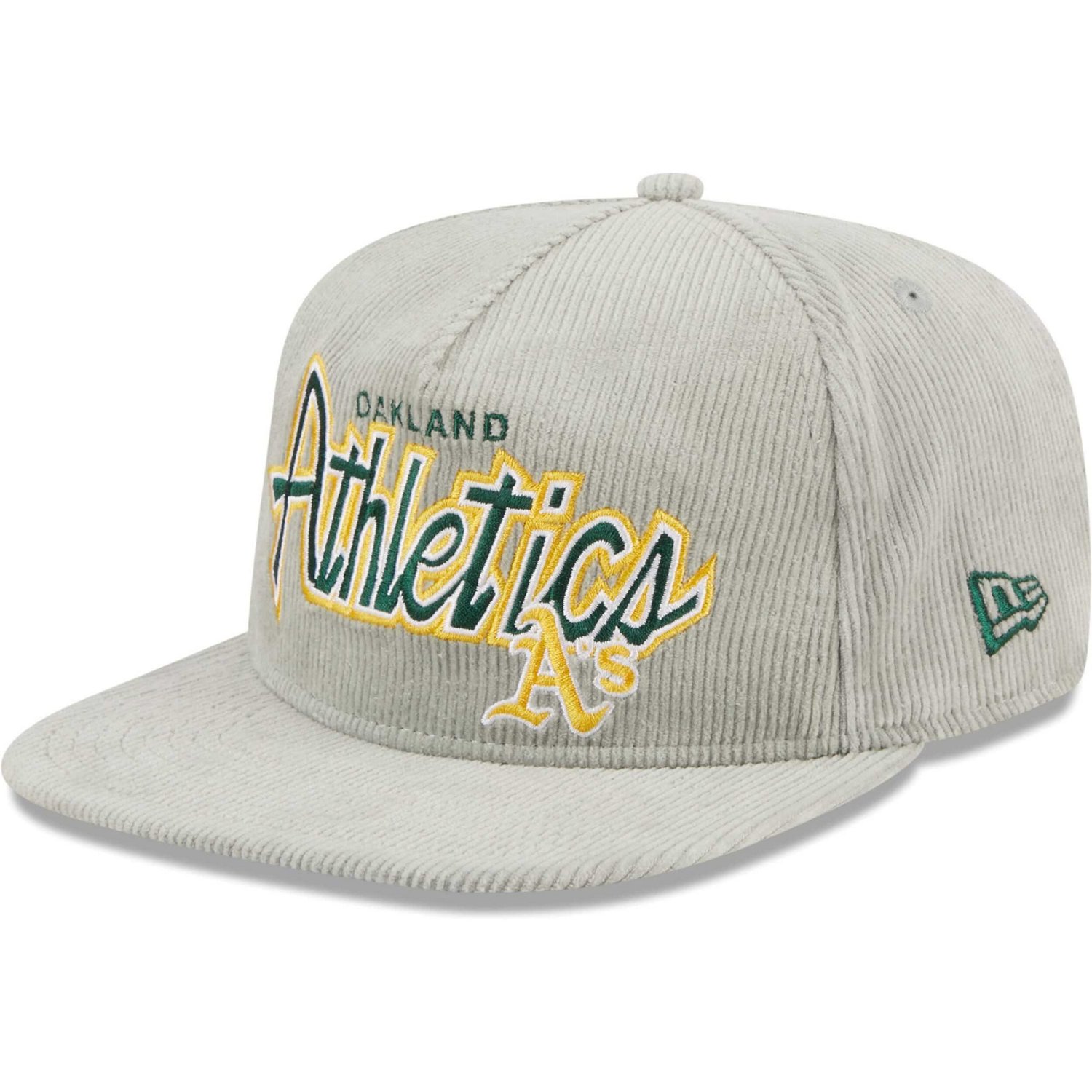 New Era Oakland Athletics Corduroy Golfer Adjustable Hat Academy