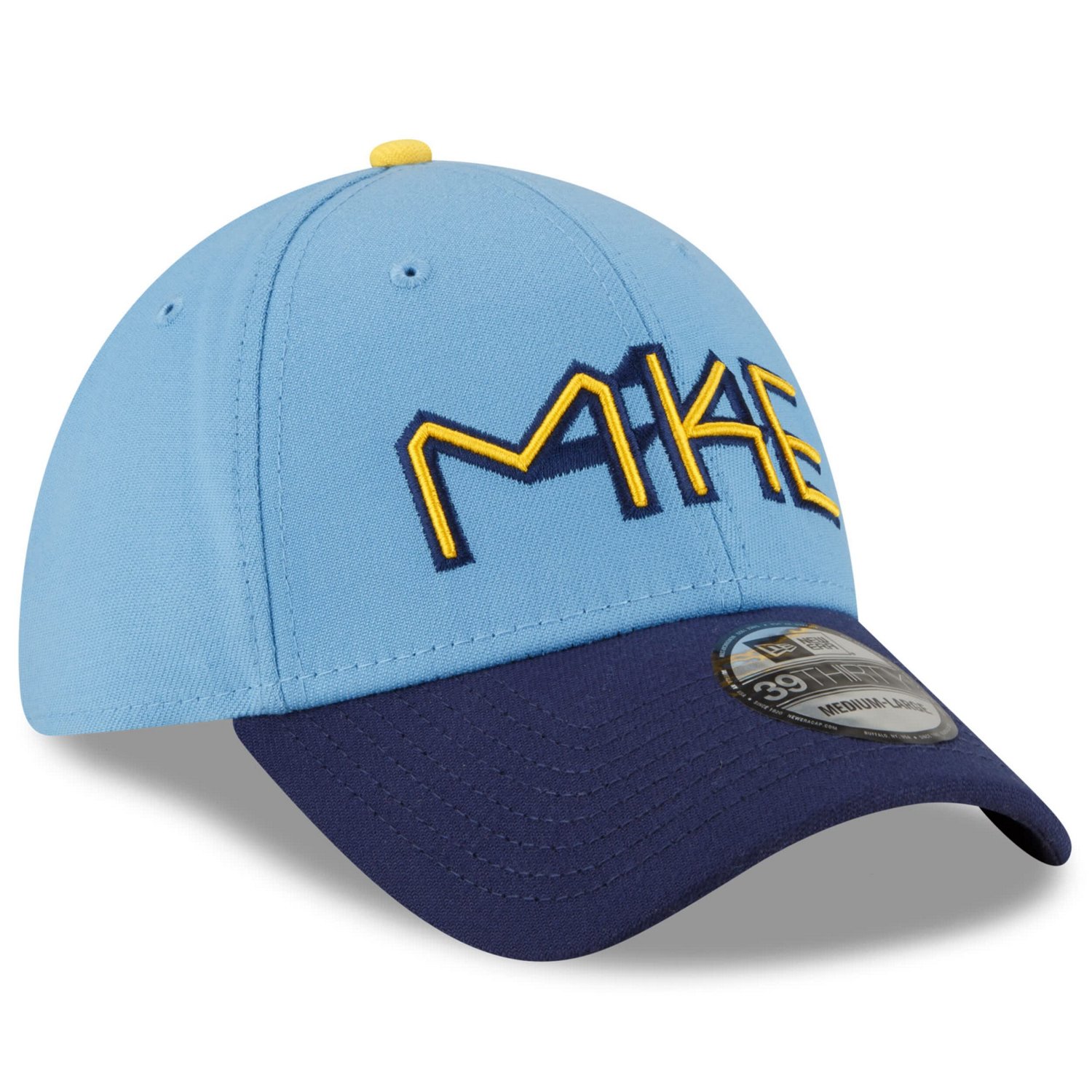 New Era Powder Milwaukee Brewers 2022 City Connect 39THIRTY Flex Hat ...