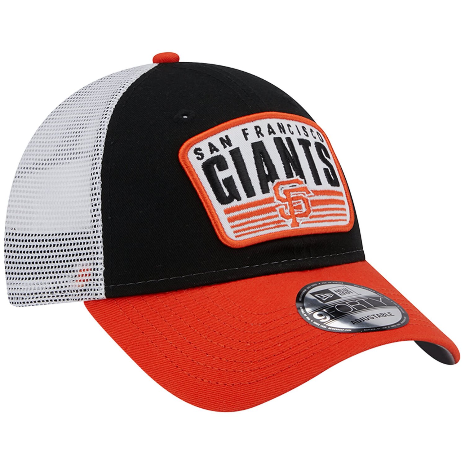 New Era San Francisco Giants Two-Tone Patch 9FORTY Snapback Hat | Academy