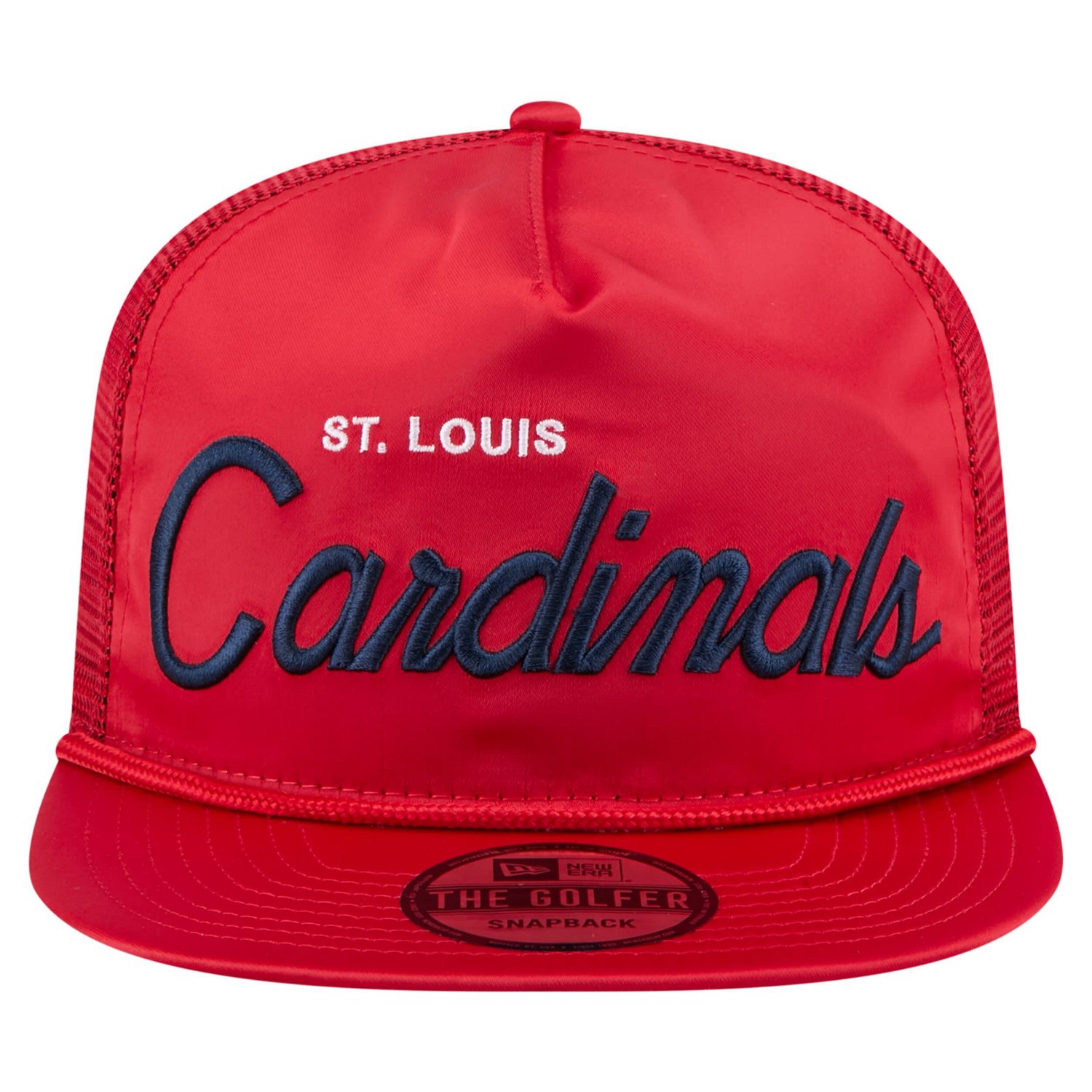 New Era St Louis Cardinals Retro Satin Script Golfer Adjustable Hat ...
