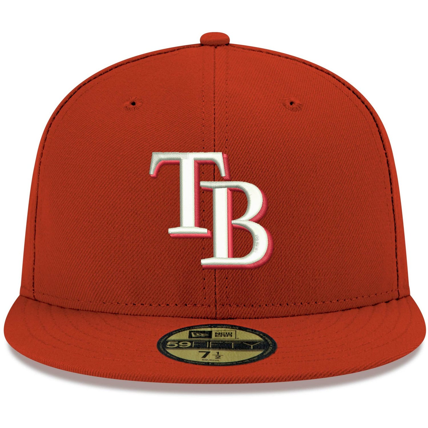 New Era Tampa Bay Rays White Logo 59FIFTY Fitted Hat | Academy