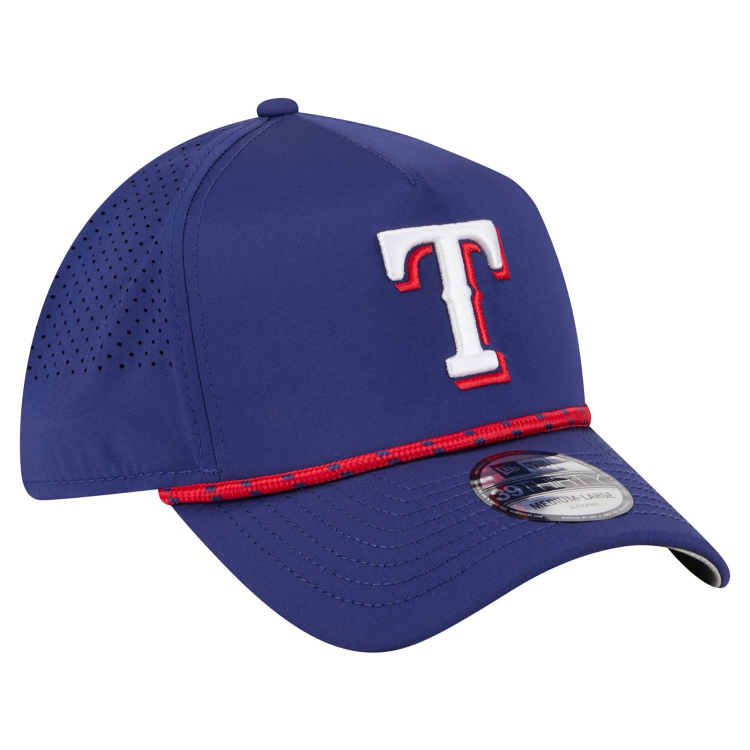 New Era Texas Rangers 39THIRTY A-Frame Perforated Flex Hat | Academy