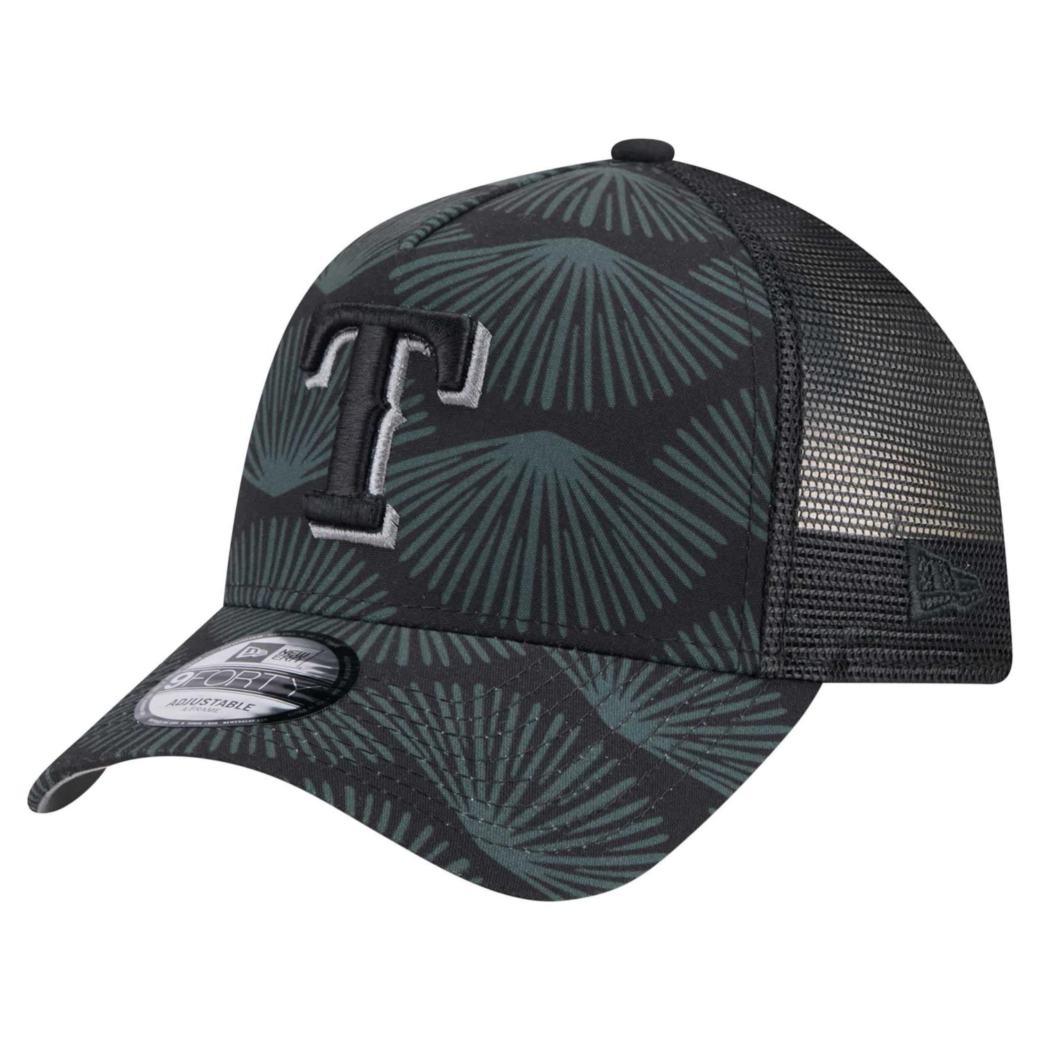 New Era Texas Rangers 9FORTY A-Frame Trucker Adjustable Hat | Academy