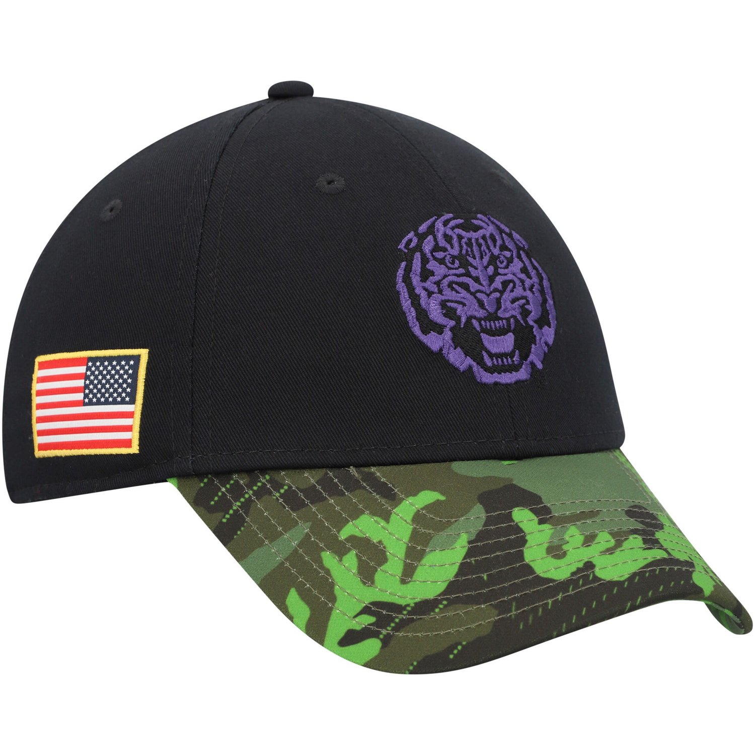 Nike /Camo LSU Tigers Veterans Day 2Tone Legacy91 Adjustable Hat | Academy