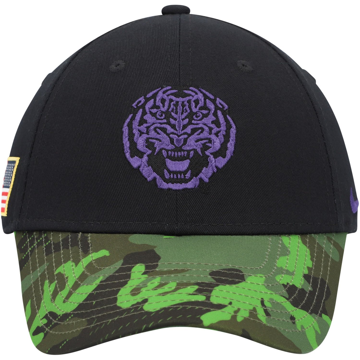 Nike /Camo LSU Tigers Veterans Day 2Tone Legacy91 Adjustable Hat | Academy