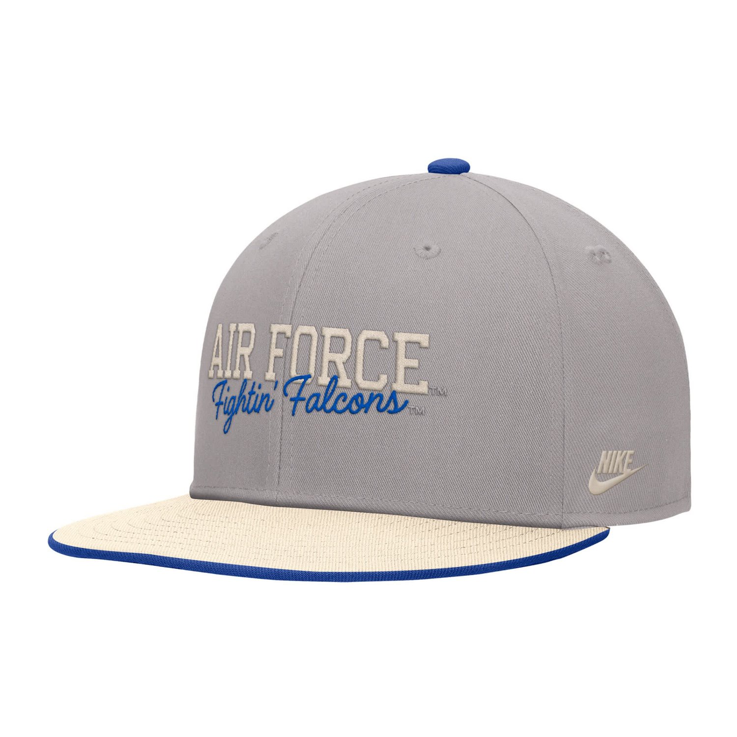 Nike Air Force Falcons Vintage Script Pro Dri-FIT Snapback Hat | Academy