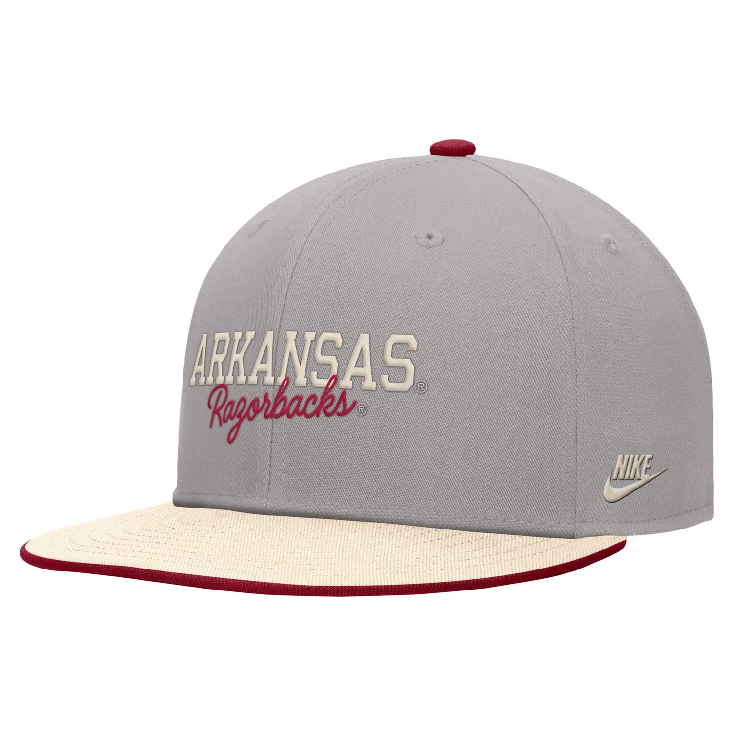 Nike Arkansas Razorbacks Vintage Script Pro Dri-FIT Snapback Hat | Academy