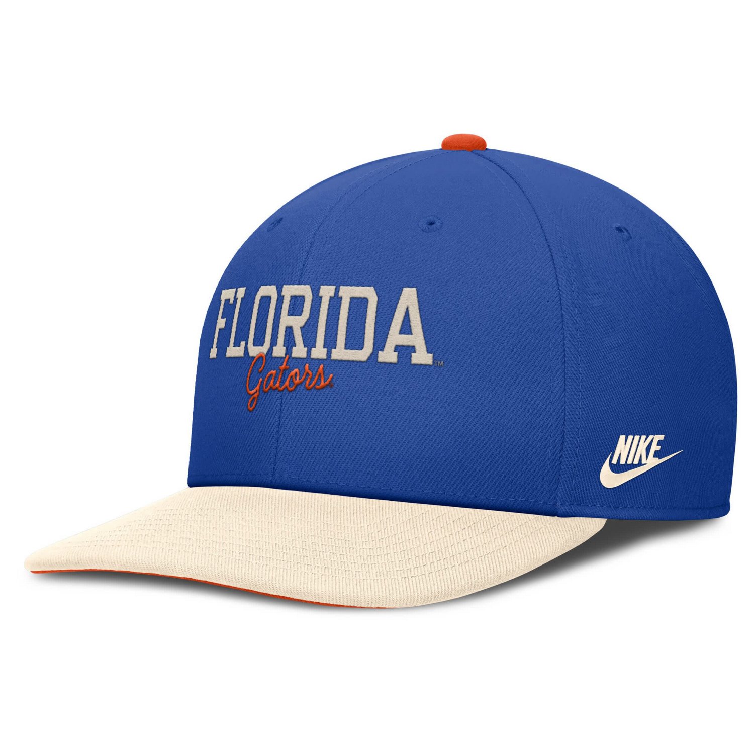 Nike Cream Florida Gators Pro Legacy Script Snapback Hat | Academy