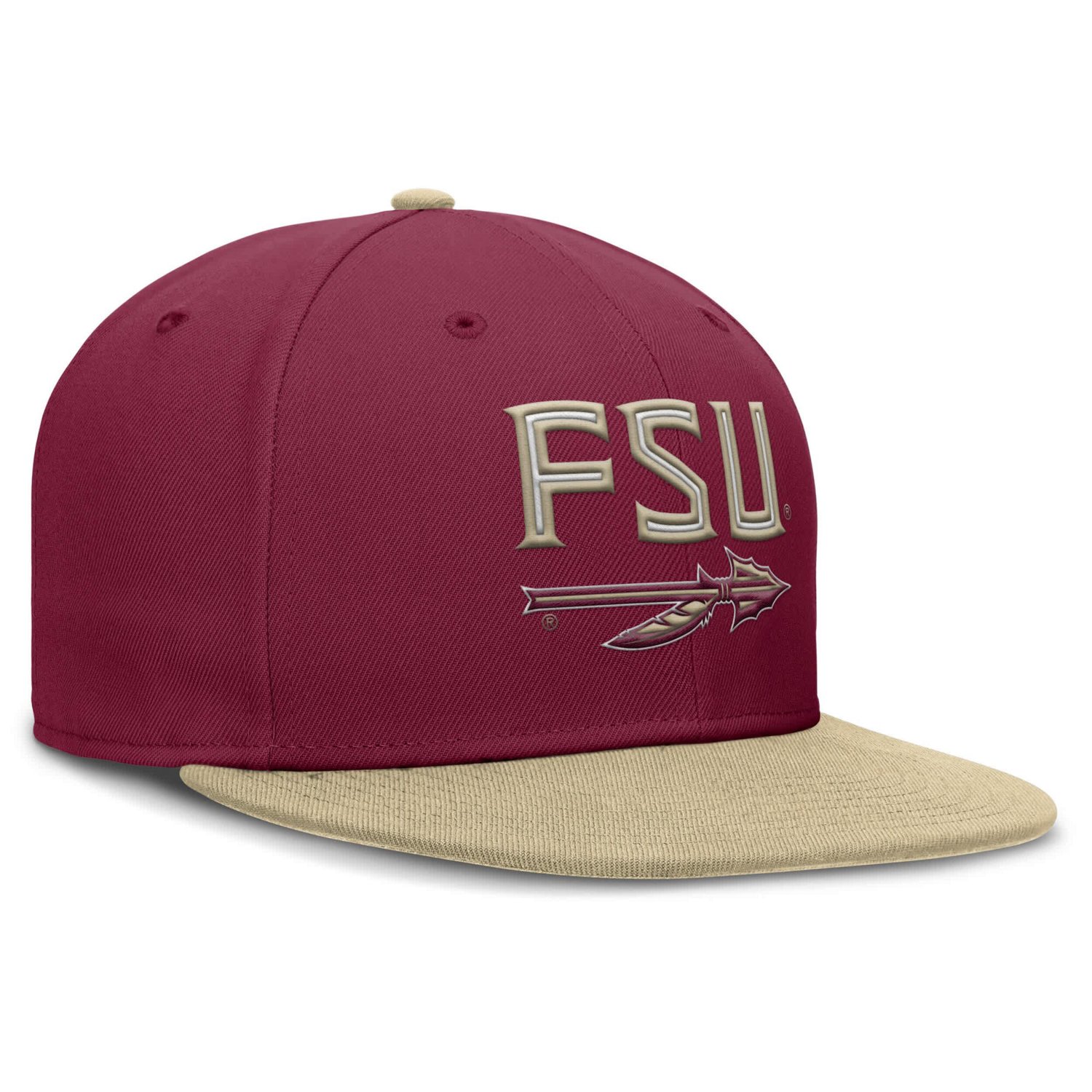 Nike Florida State Seminoles Two-Tone Primetime Performance Fitted Hat ...