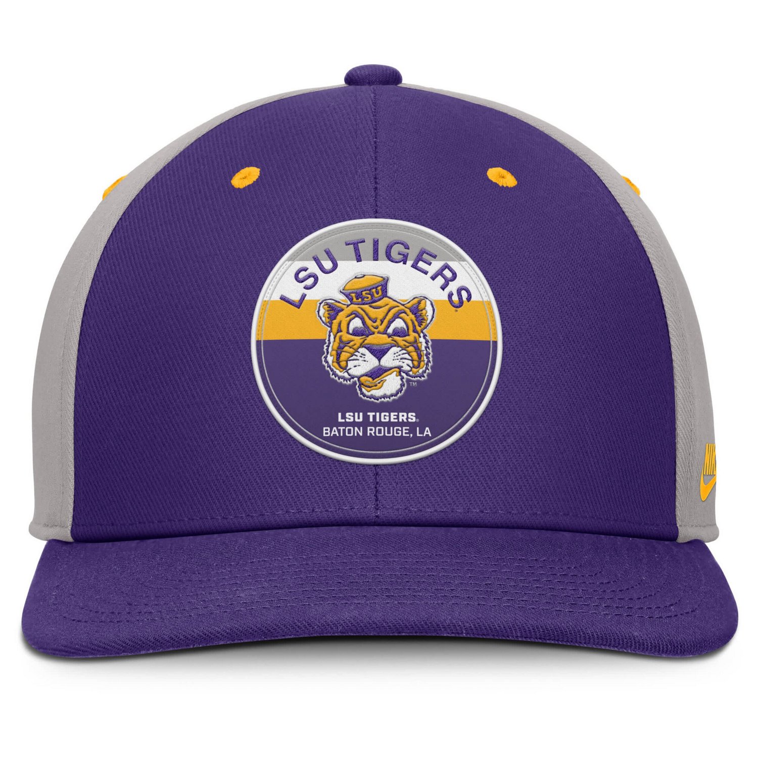 Nike Gray LSU Tigers Prep Pro Performance Snapback Hat | Academy