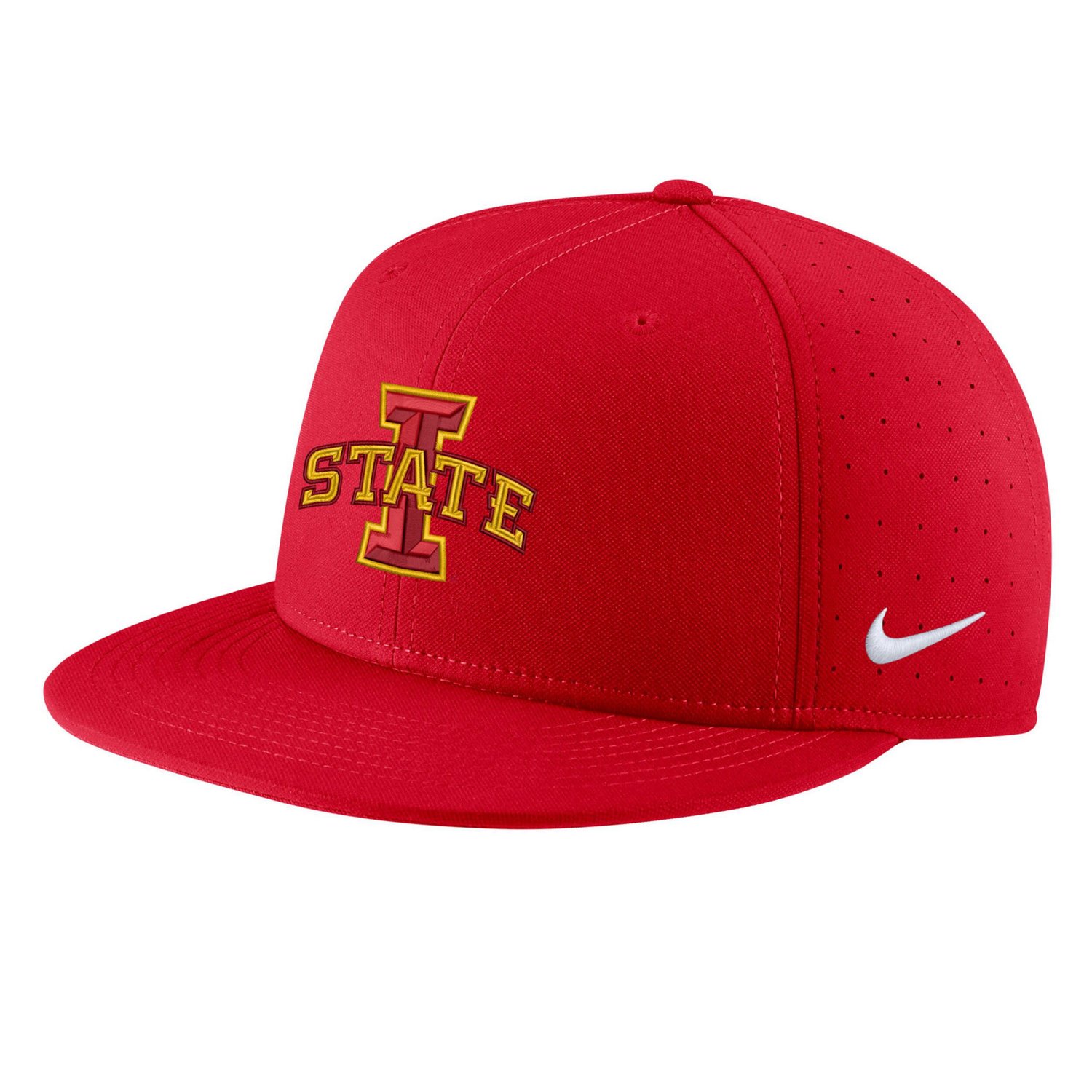 Nike Iowa State Cyclones Aero True Baseball Performance Fitted Hat ...