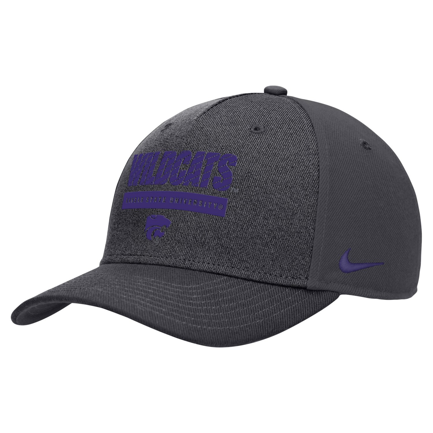 Nike Kansas State Wildcats 2024 Sideline Rise Performance Adjustable ...