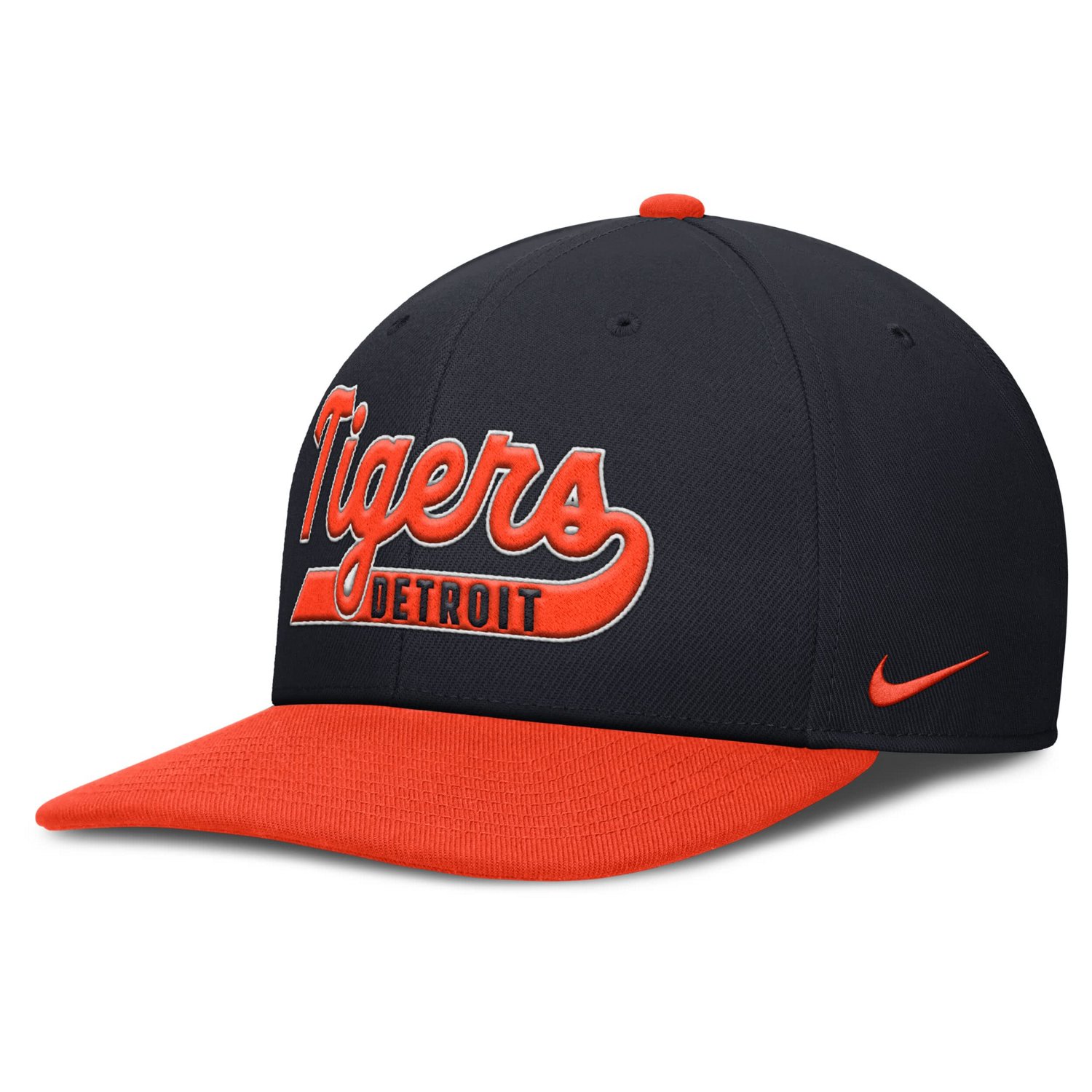 Nike Orange Detroit Tigers Pro Performance Snapback Hat | Academy
