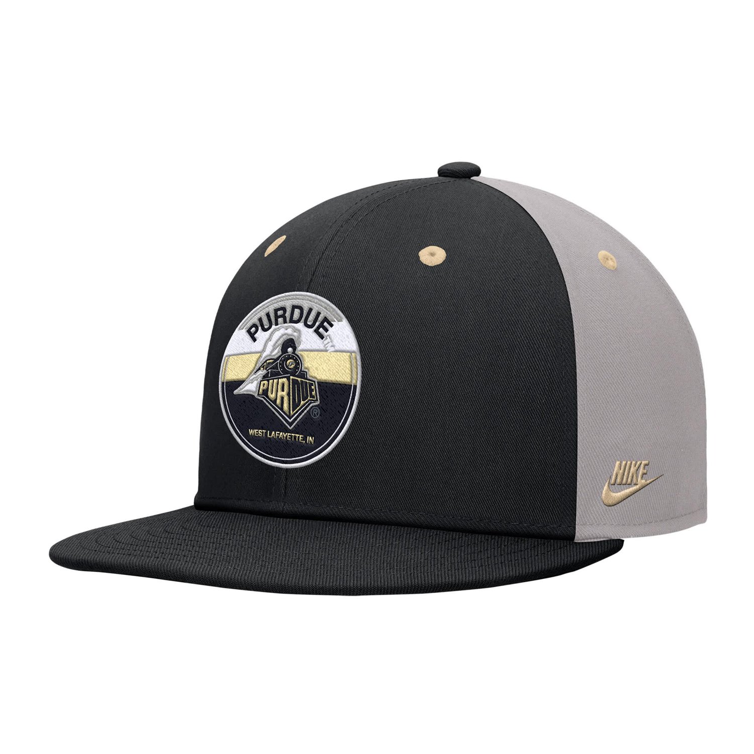 Nike Purdue Boilermakers Vintage Patch Snapback Hat | Academy
