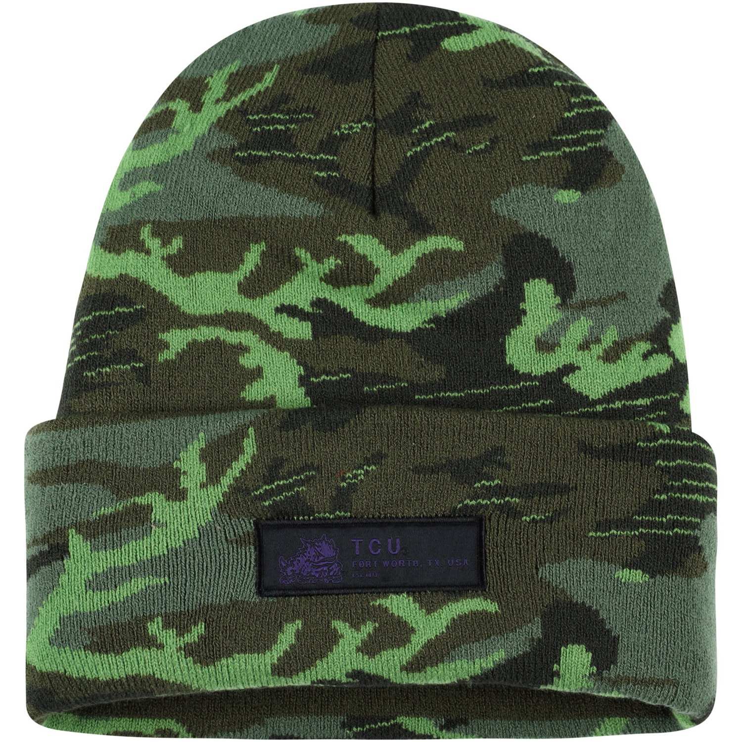 Nike TCU Horned Frogs Veterans Day Cuffed Knit Hat | Academy