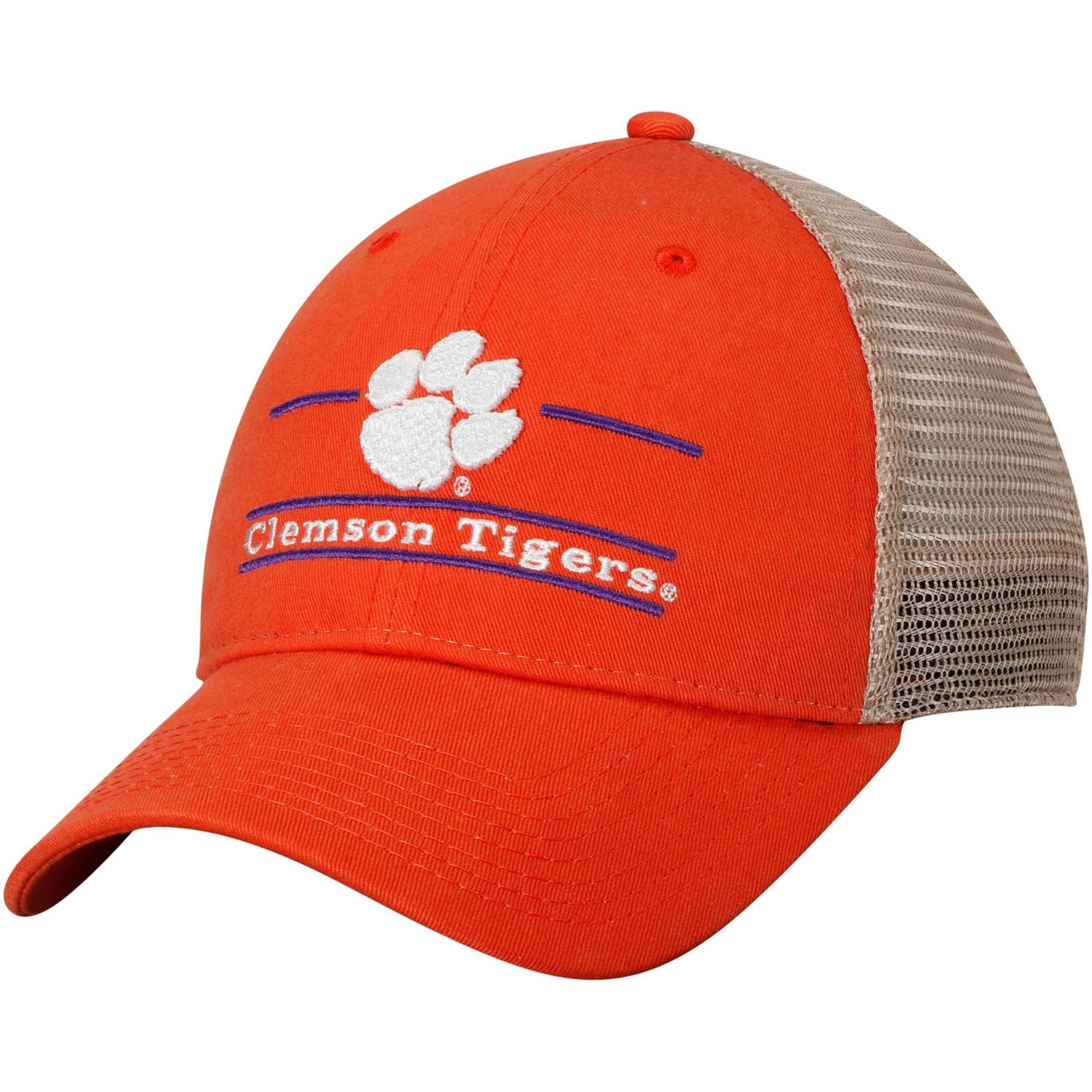 The Game Clemson Tigers Logo Bar Trucker Adjustable Hat | Academy