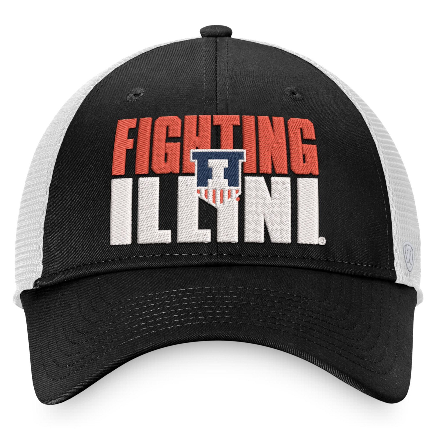 Top of the World /White Illinois Fighting Illini Stockpile Trucker