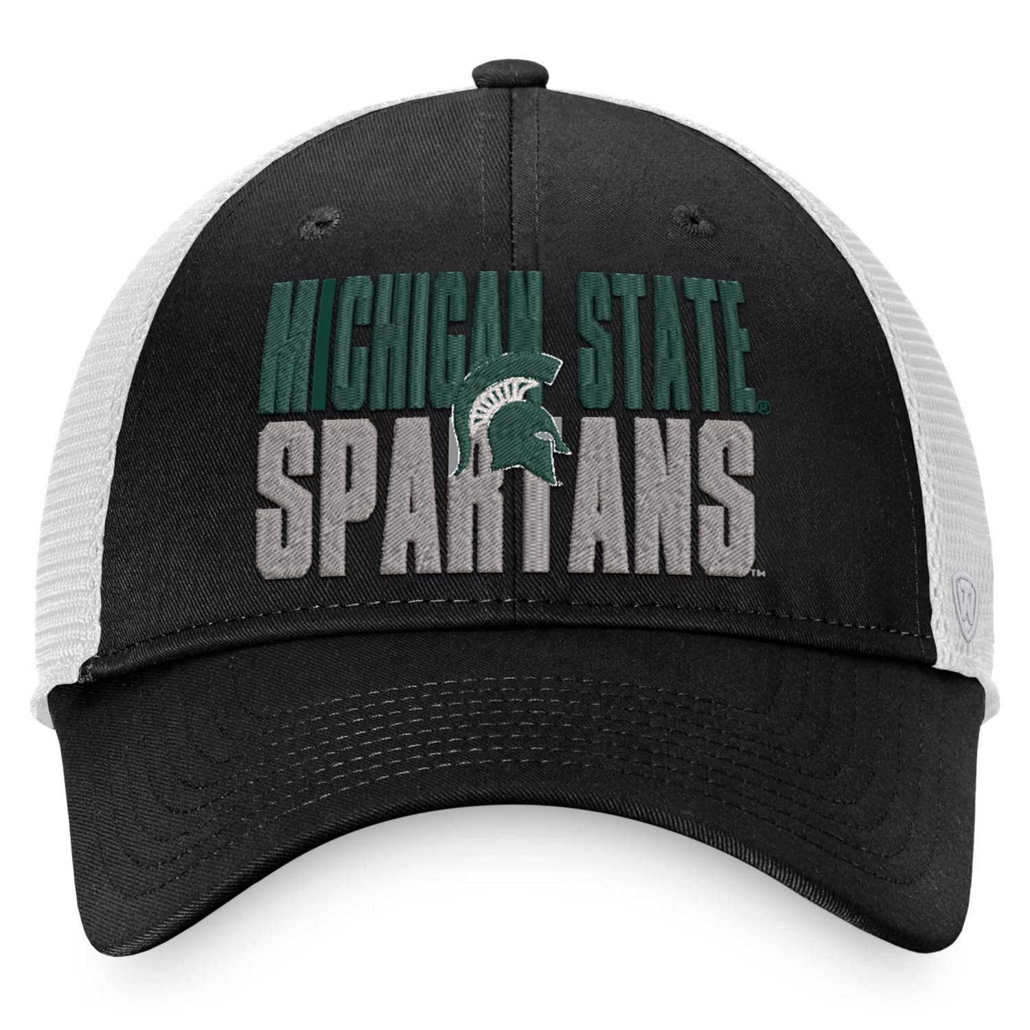 Top of the World /White Michigan State Spartans Stockpile Trucker