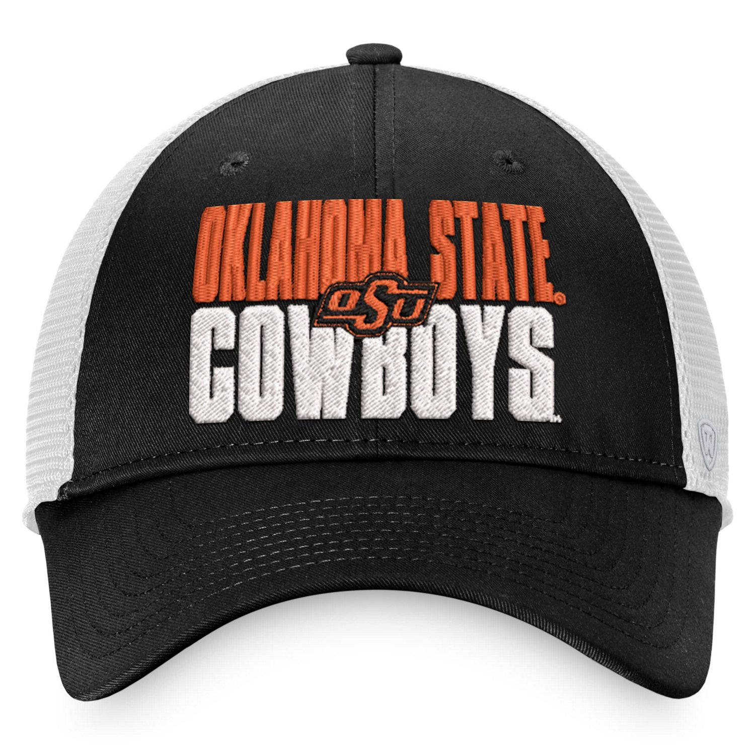 Top of the World /White Oklahoma State Cowboys Stockpile Trucker