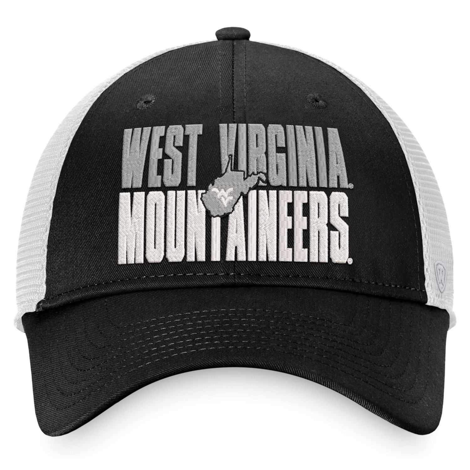 Top of the World /White West Virginia Mountaineers Stockpile Trucker