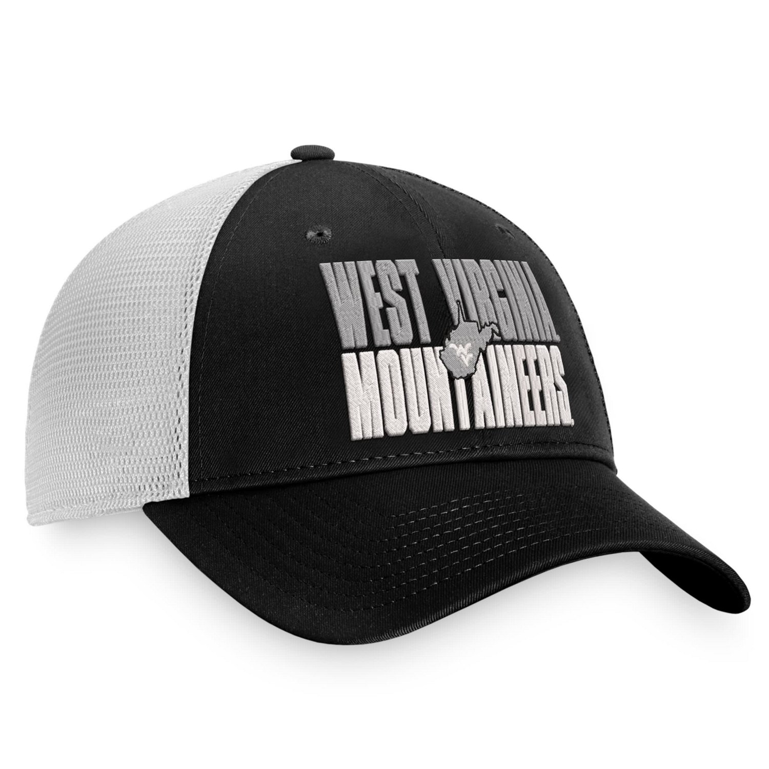 Top of the World /White West Virginia Mountaineers Stockpile Trucker