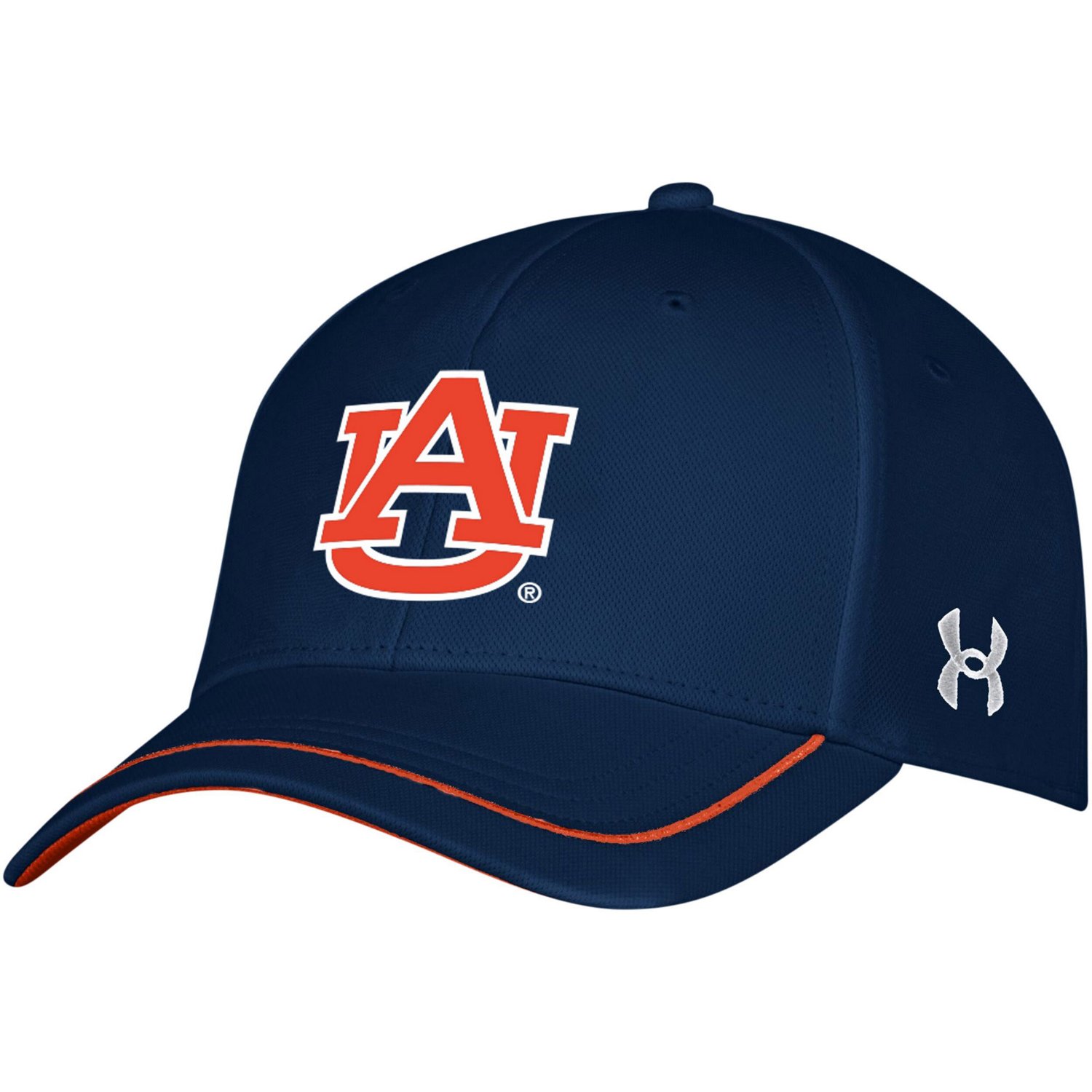 Under Armour Auburn Tigers Blitzing Accent IsoChill Adjustable Hat