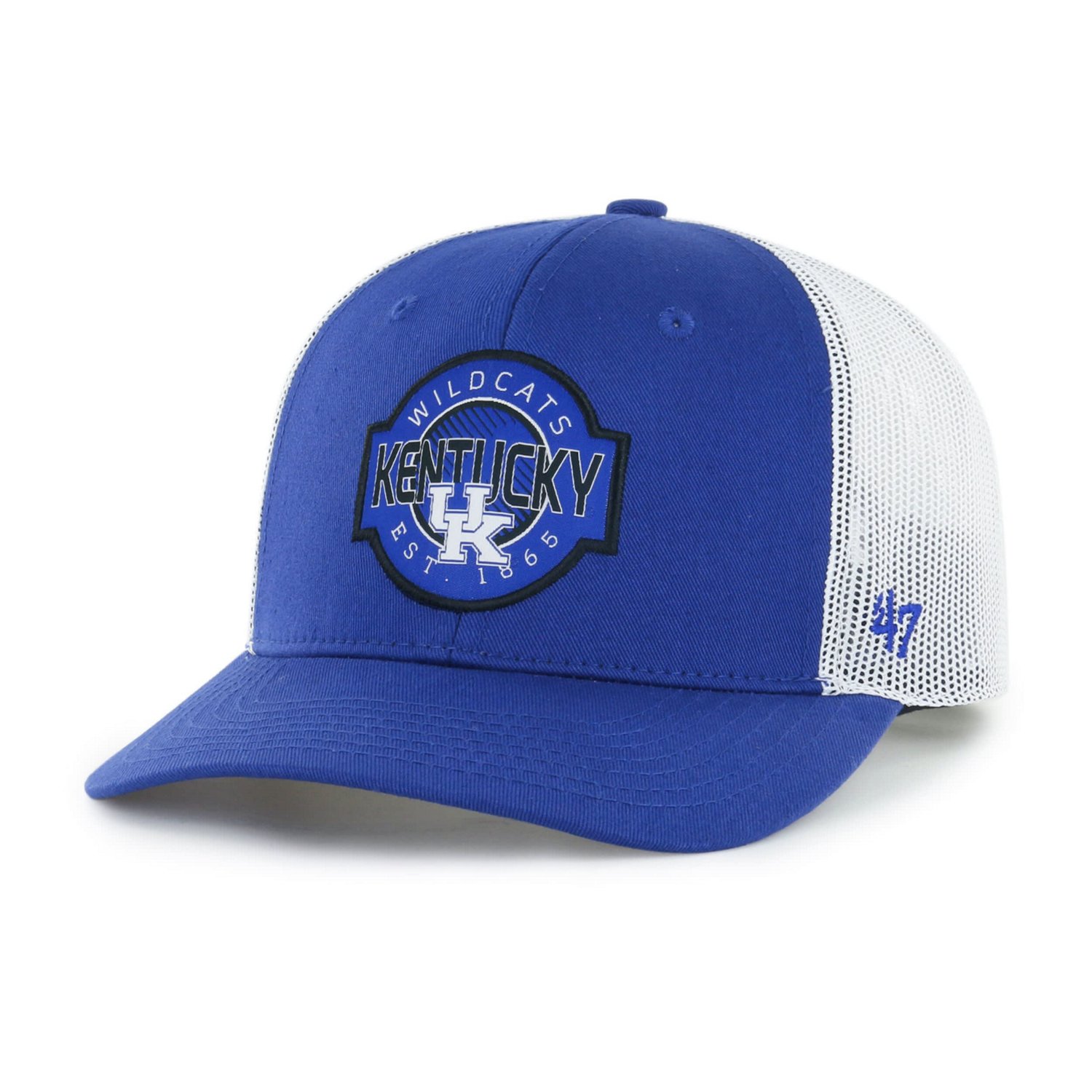Youth '47 Kentucky Wildcats Scramble Trucker Adjustable Hat Academy