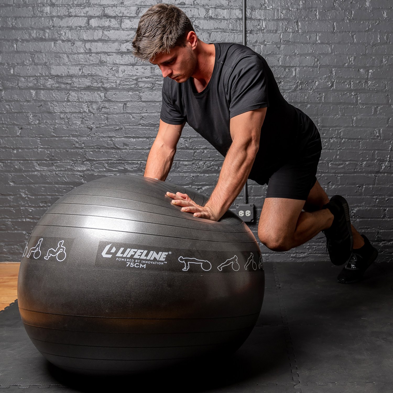 Lifeline 75 Cm Exercise Ball 