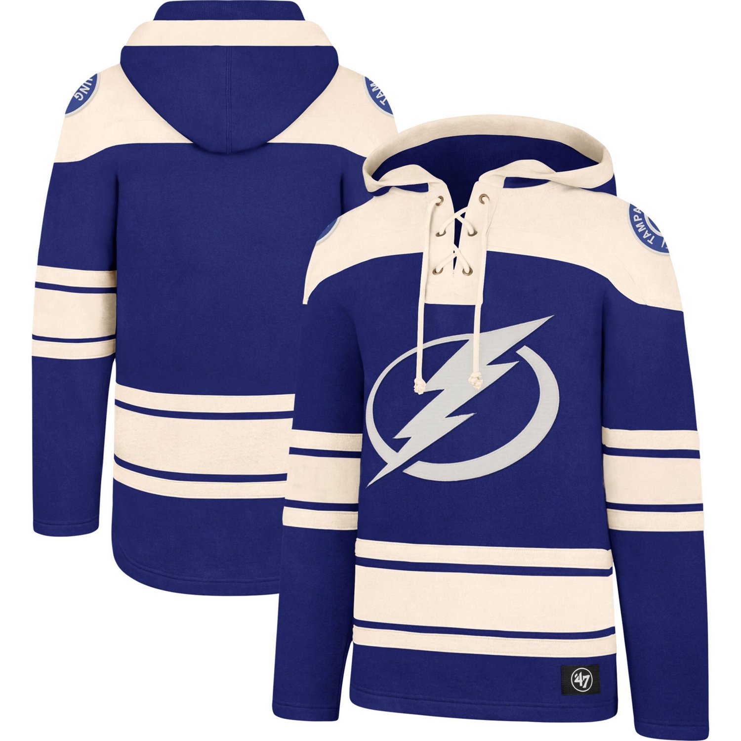 '47 Tampa Bay Lightning Superior Lacer Pullover Hoodie Academy