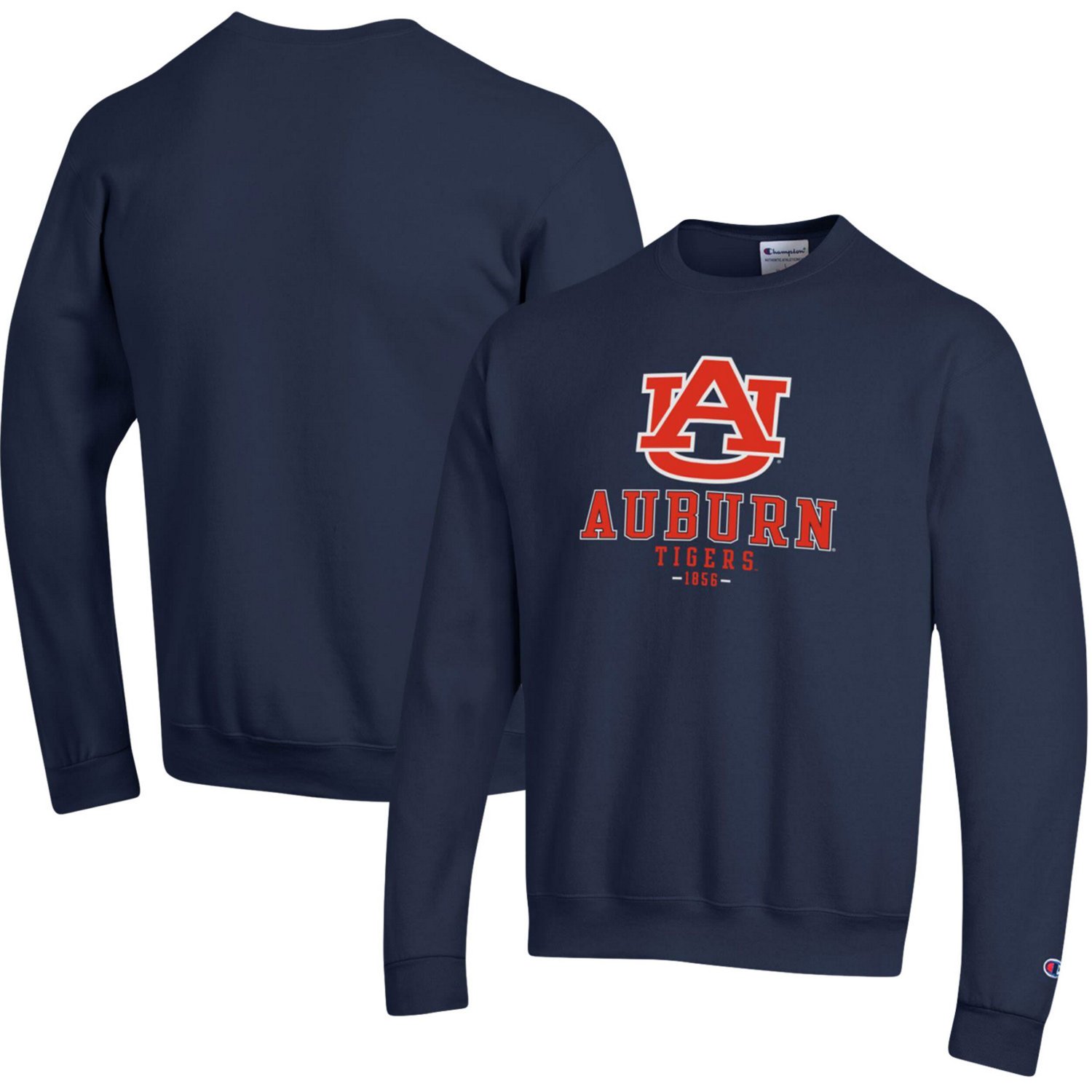 Champion Auburn Tigers Team Stack Powerblend Pullover Sweatshirt Academy