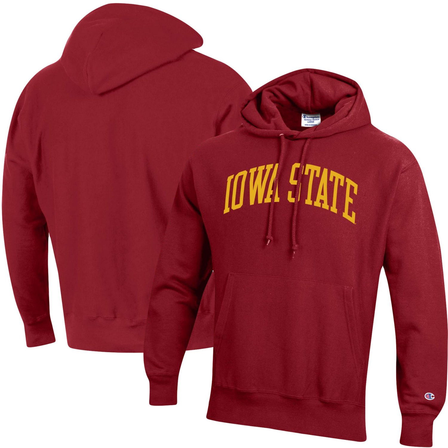 Champion Iowa State Cyclones Team Arch Reverse Weave Pullover Hoodie ...