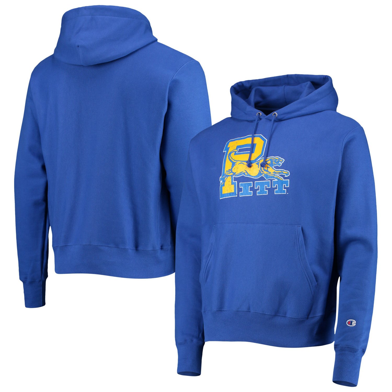 Champion Pitt Panthers Vault Logo Reverse Weave Pullover Hoodie | Academy