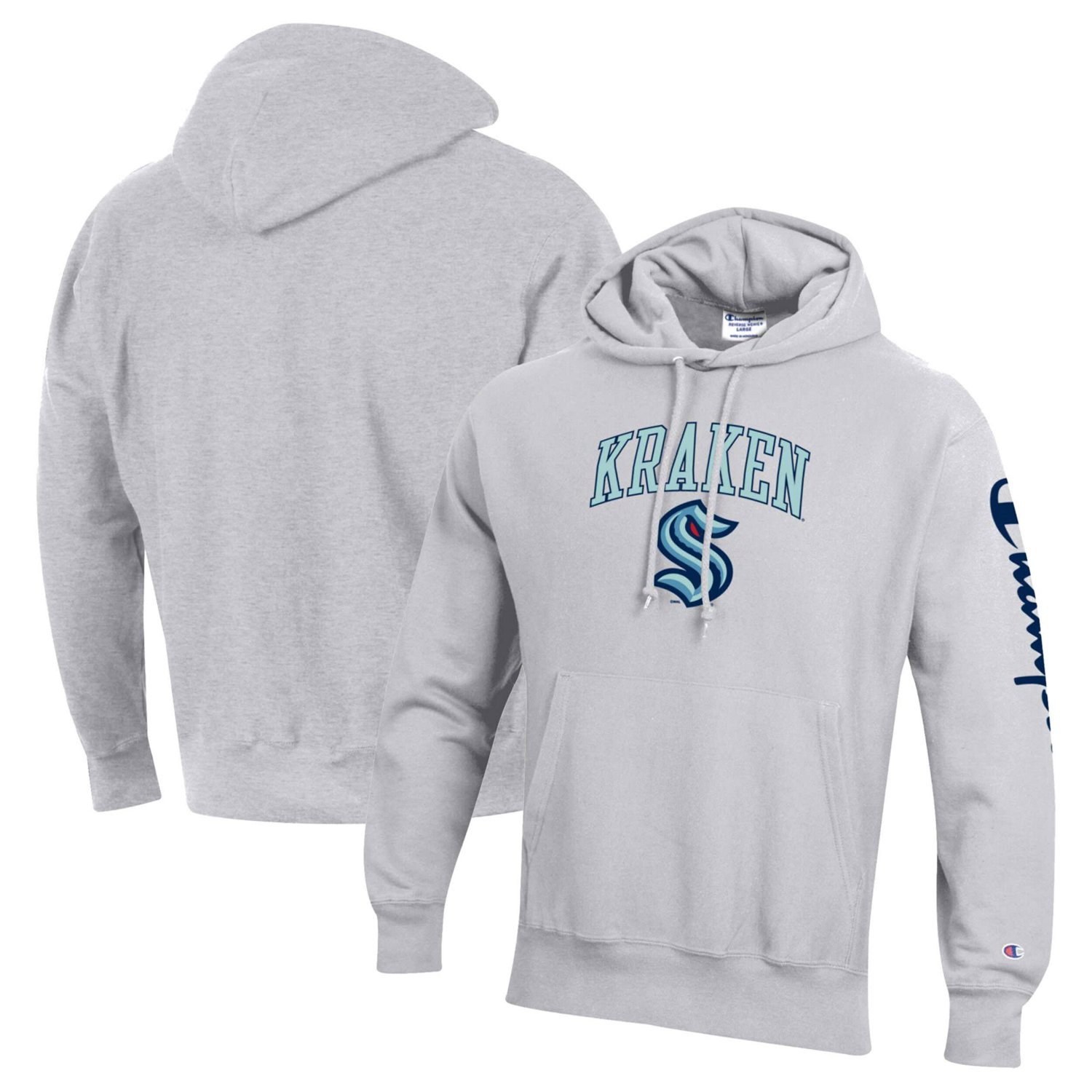 Champion Seattle Kraken Reverse Weave Pullover Hoodie Academy