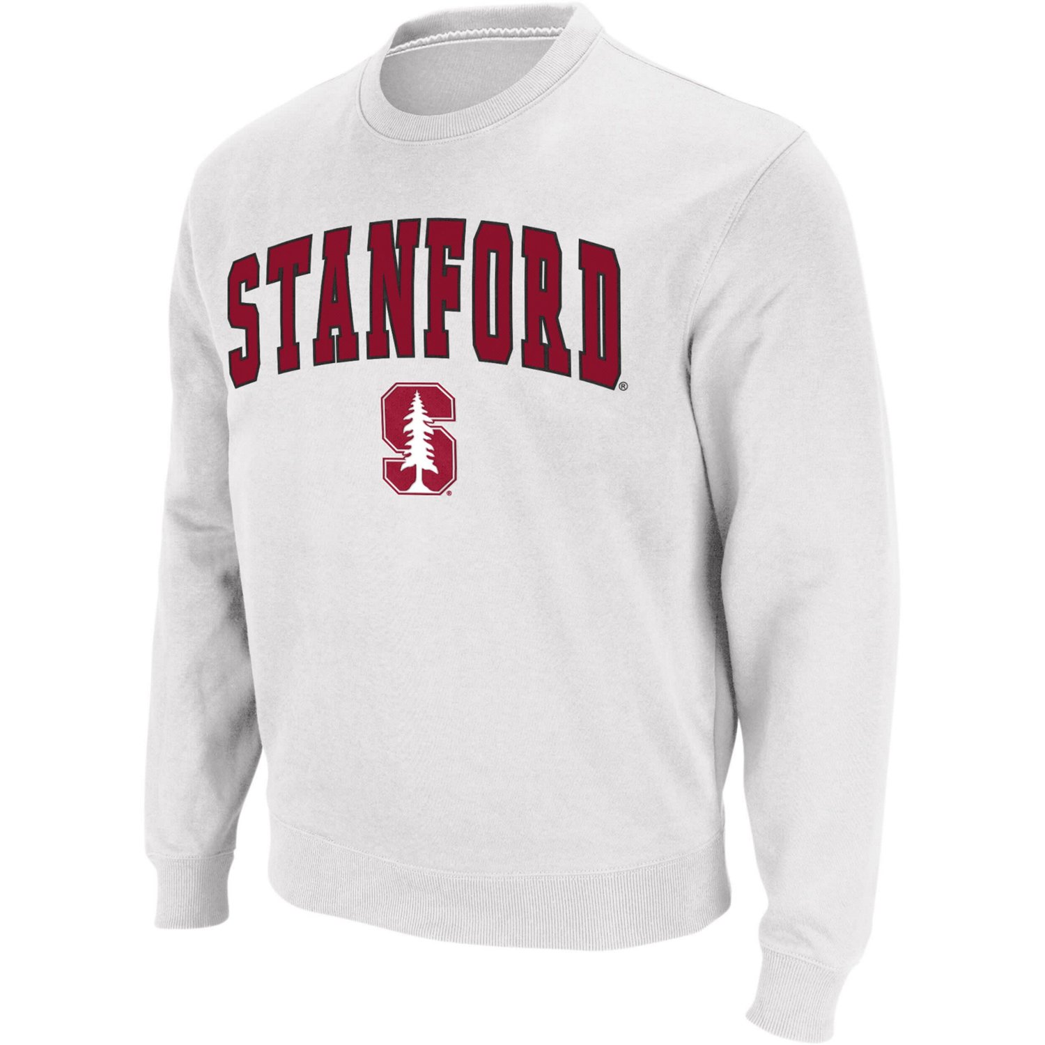 Colosseum Stanford Cardinal Arch Logo Crew Neck Sweatshirt | Academy