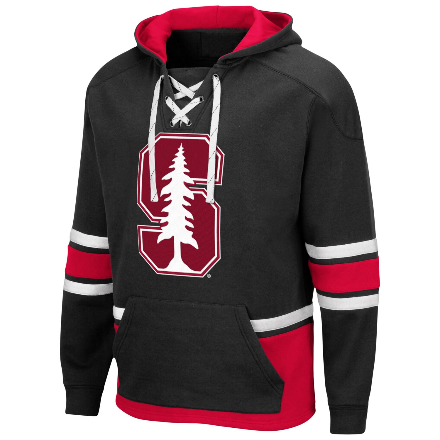 Colosseum Stanford Cardinal Lace Up 30 Pullover Hoodie | Academy