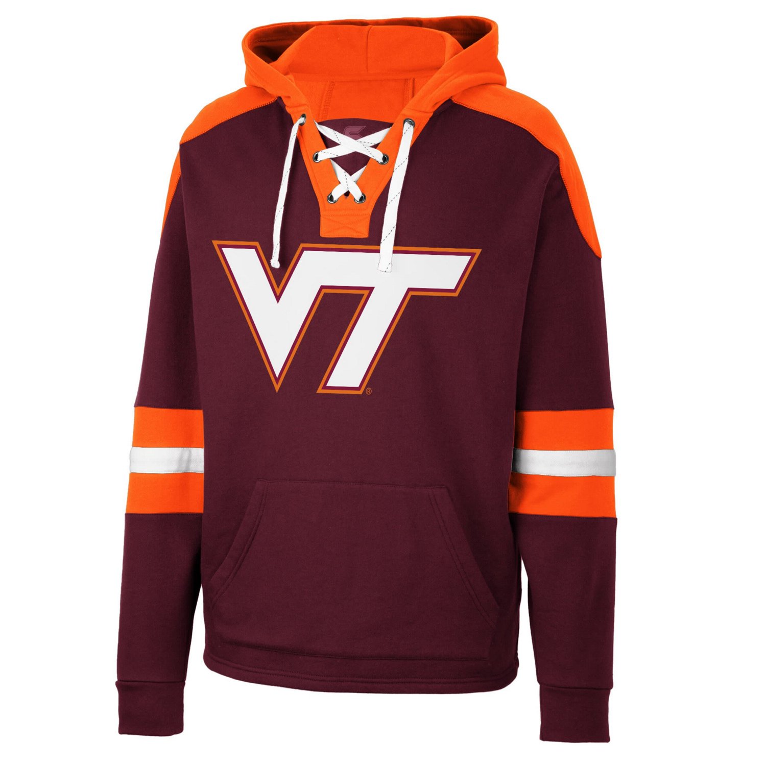 Colosseum Virginia Tech Hokies Lace-Up 40 Pullover Hoodie | Academy