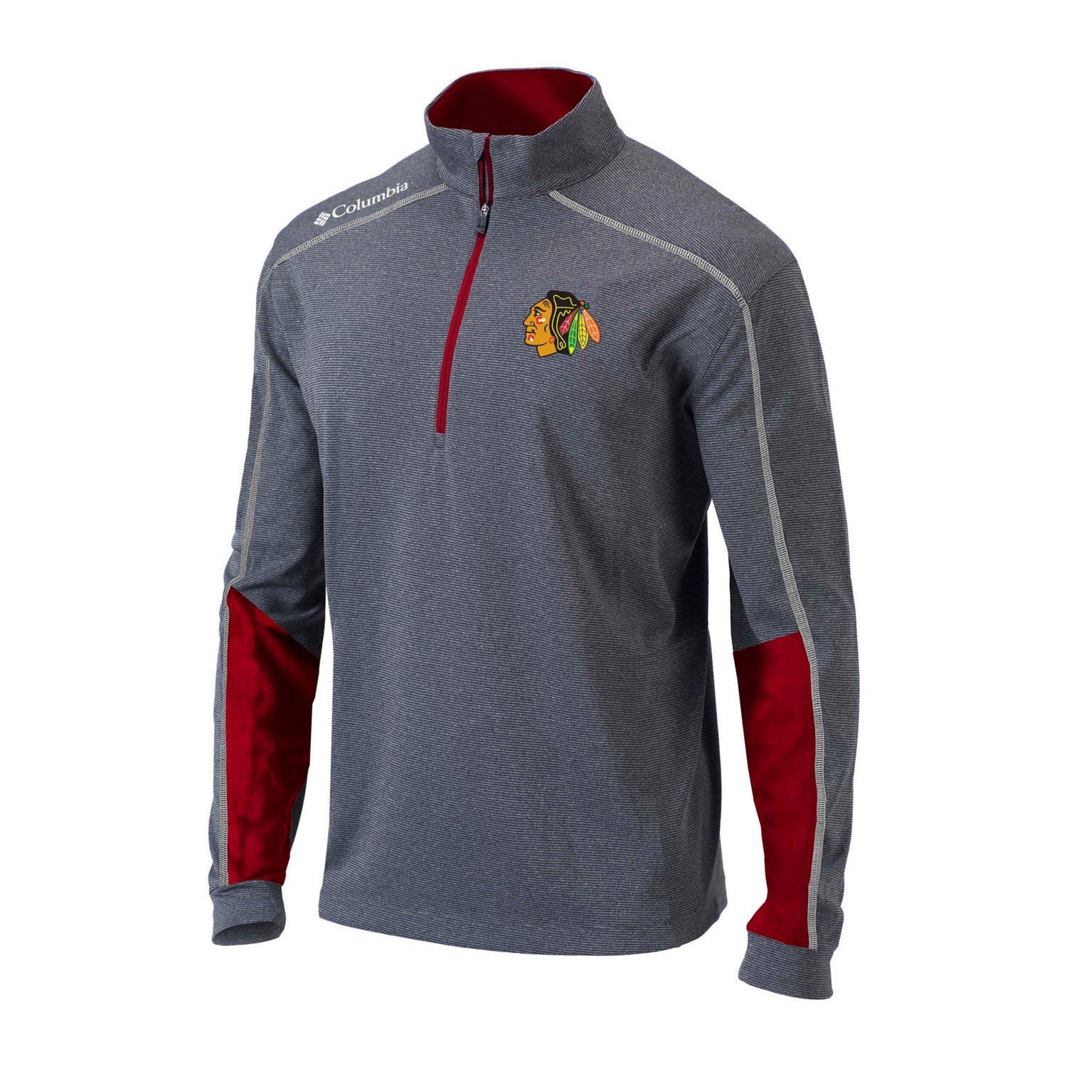 Columbia / Chicago Blackhawks OmniWick Shotgun 20 QuarterZip Pullover